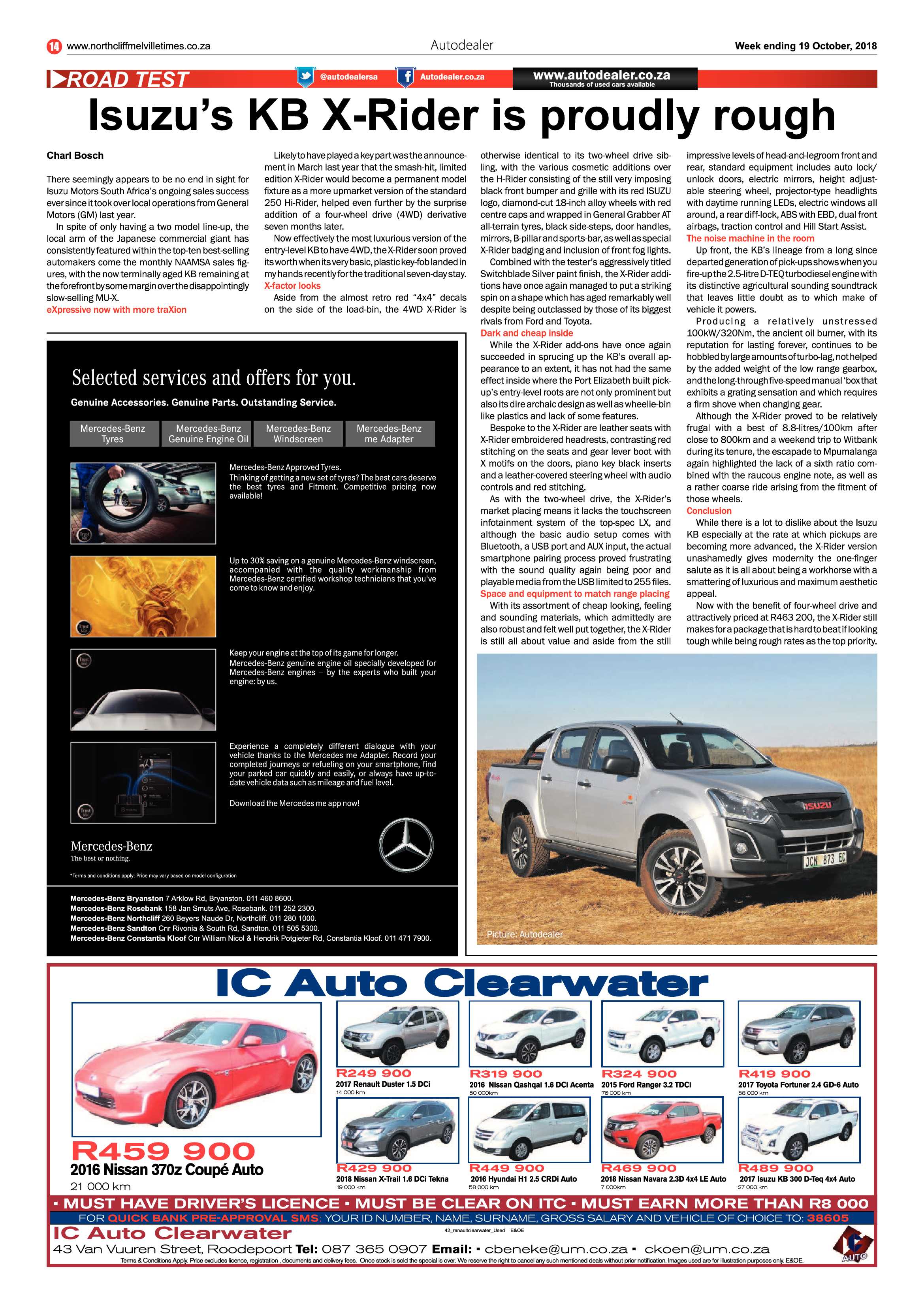 Northcliff Melville Times 19 October 2018 page 14