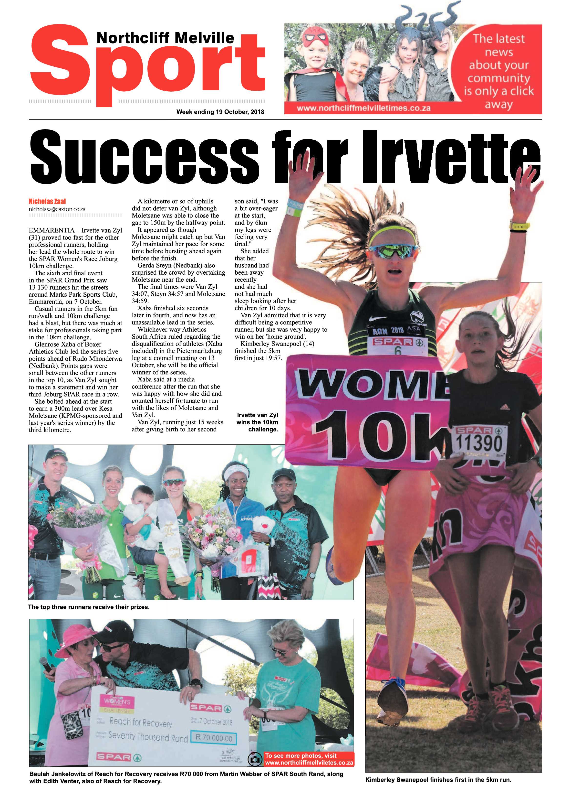 Northcliff Melville Times 19 October 2018 page 16