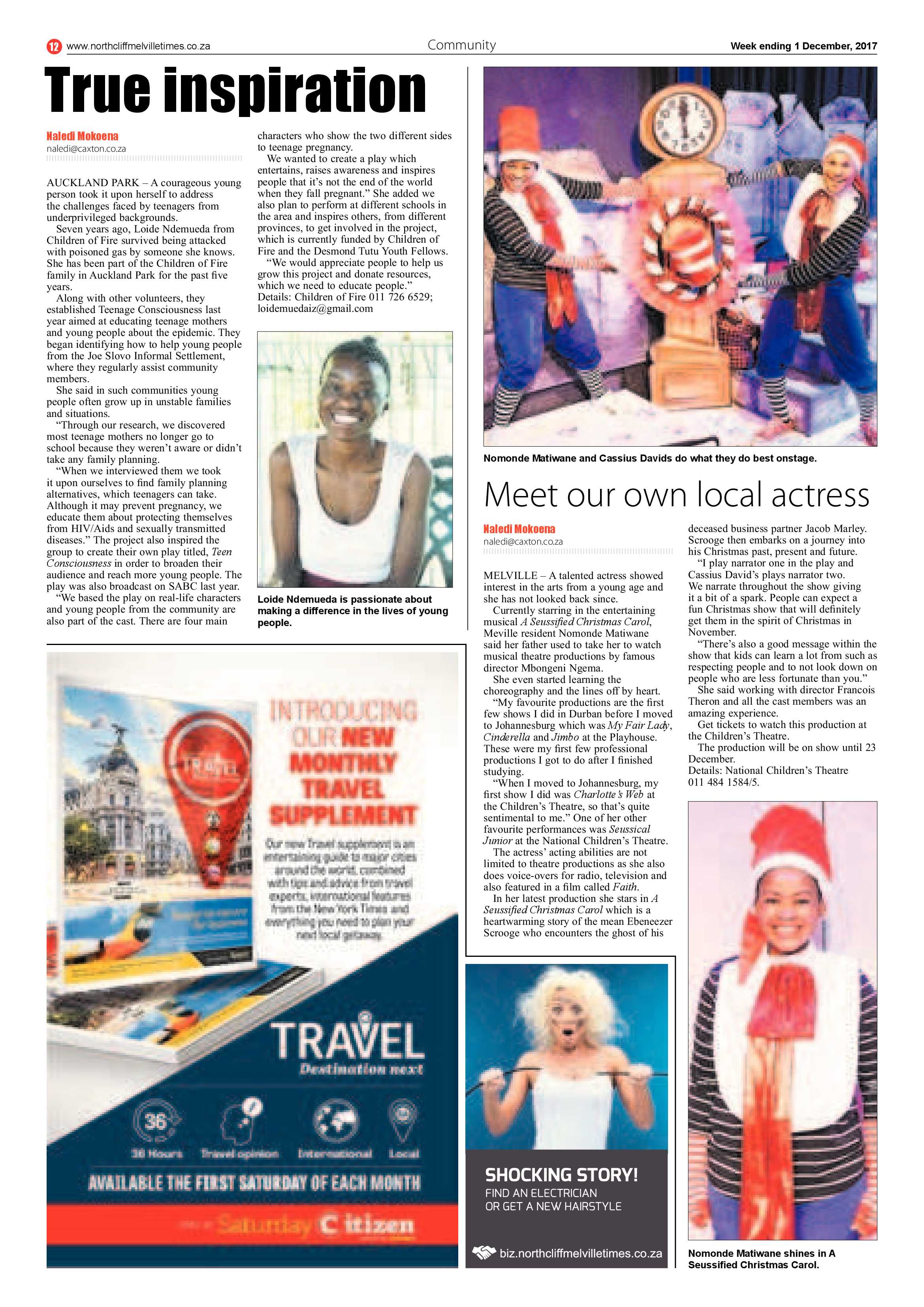 Northcliff Melville Times 1 December page 12