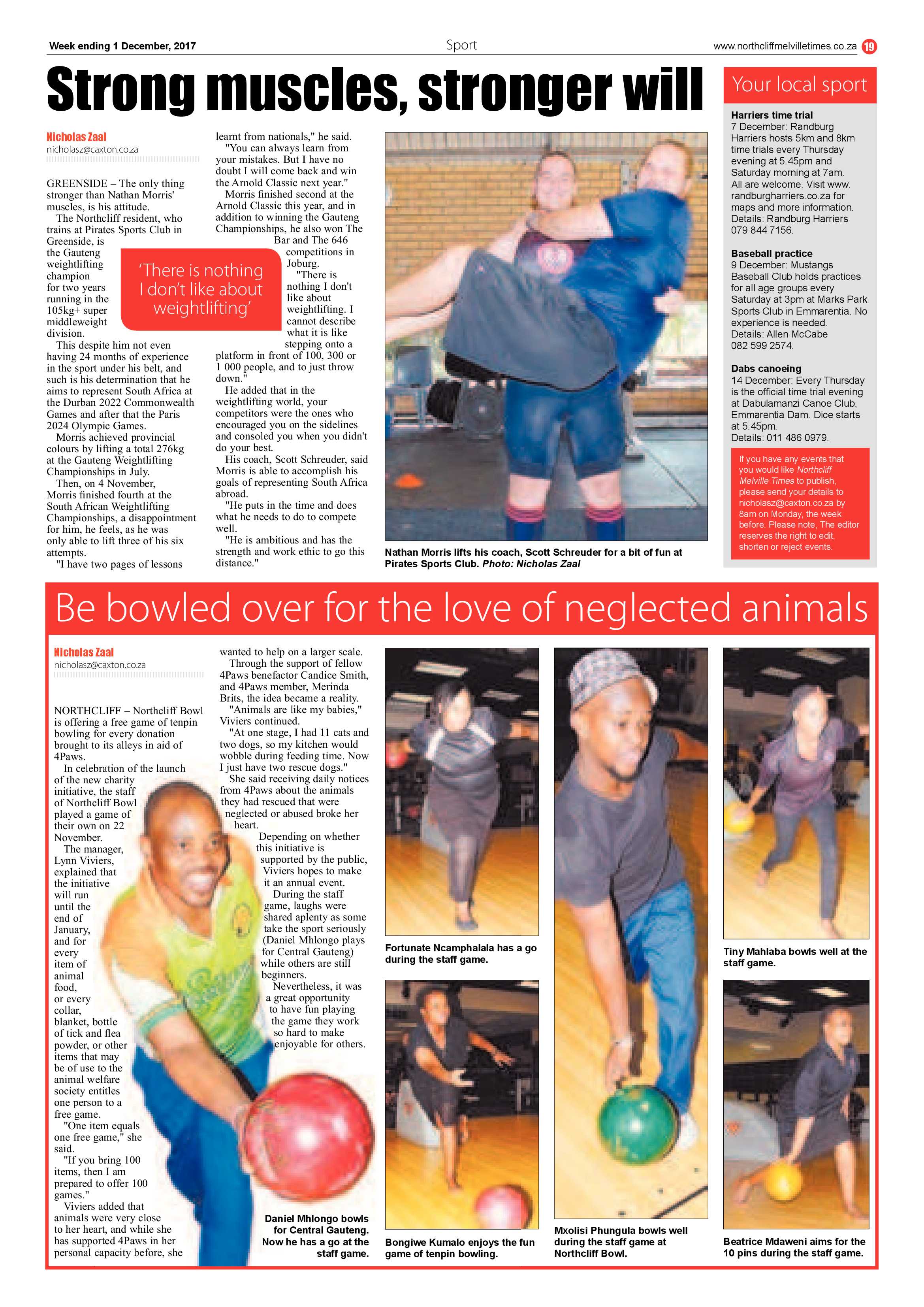 Northcliff Melville Times 1 December page 19
