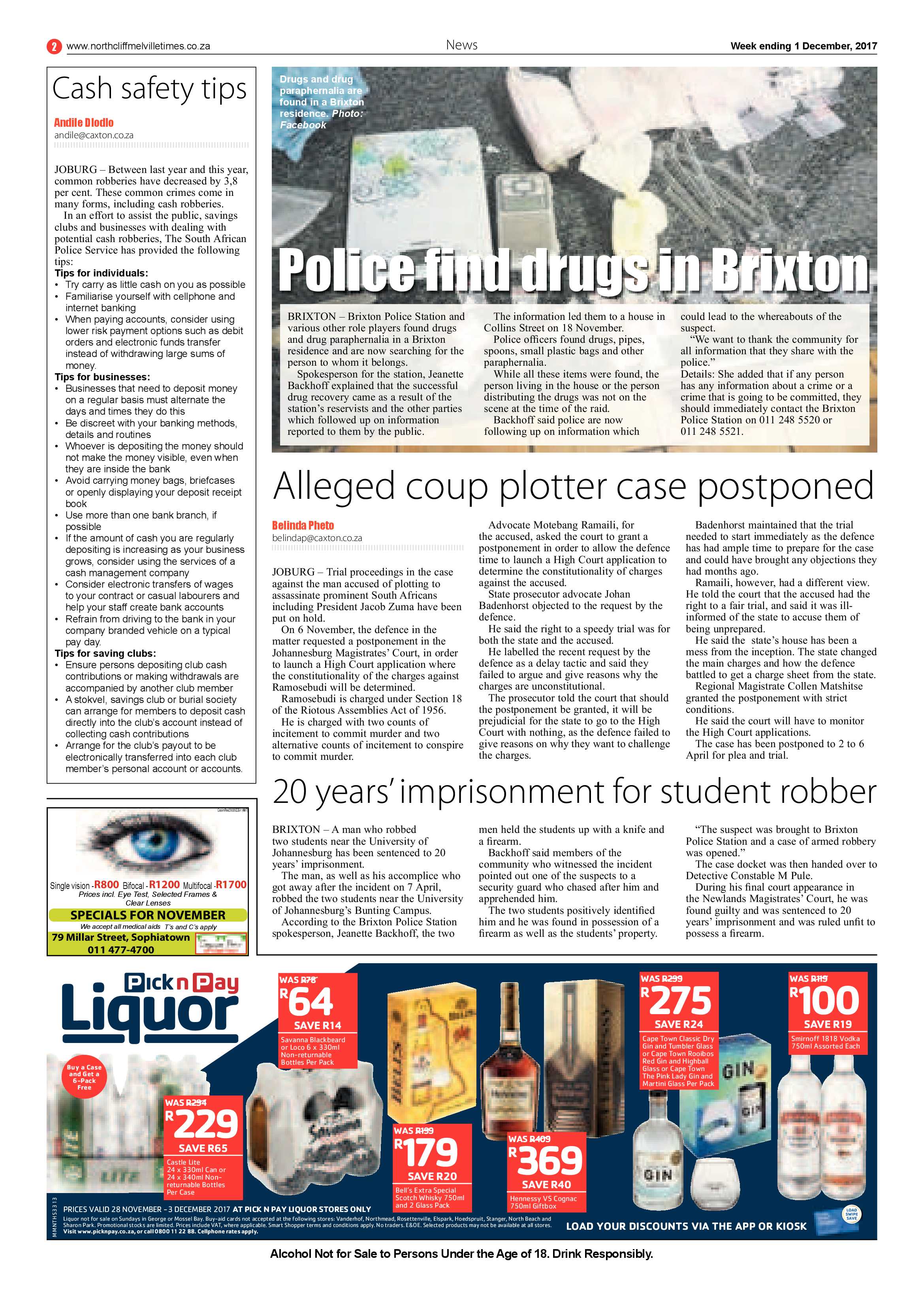 Northcliff Melville Times 1 December page 2