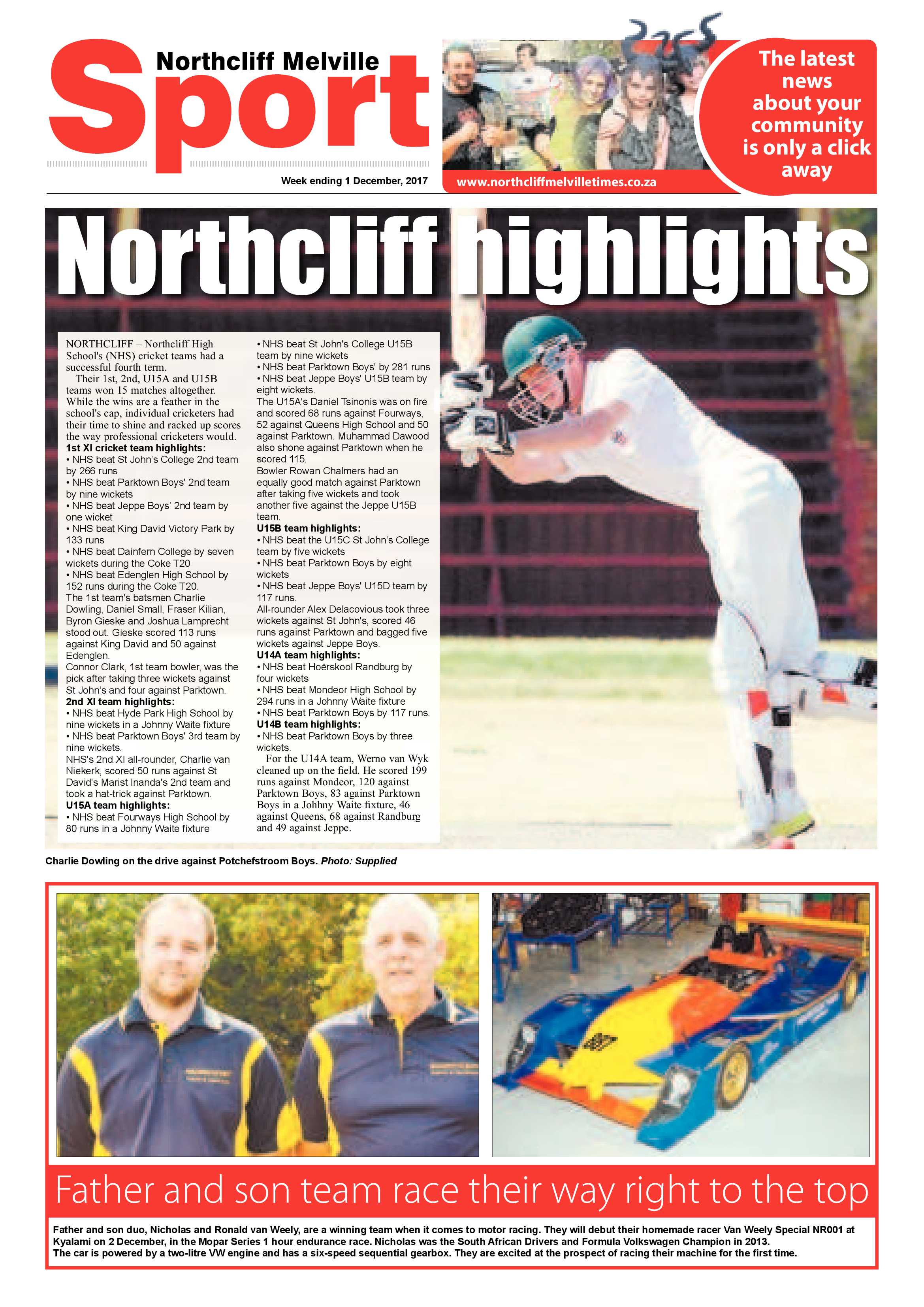 Northcliff Melville Times 1 December page 20
