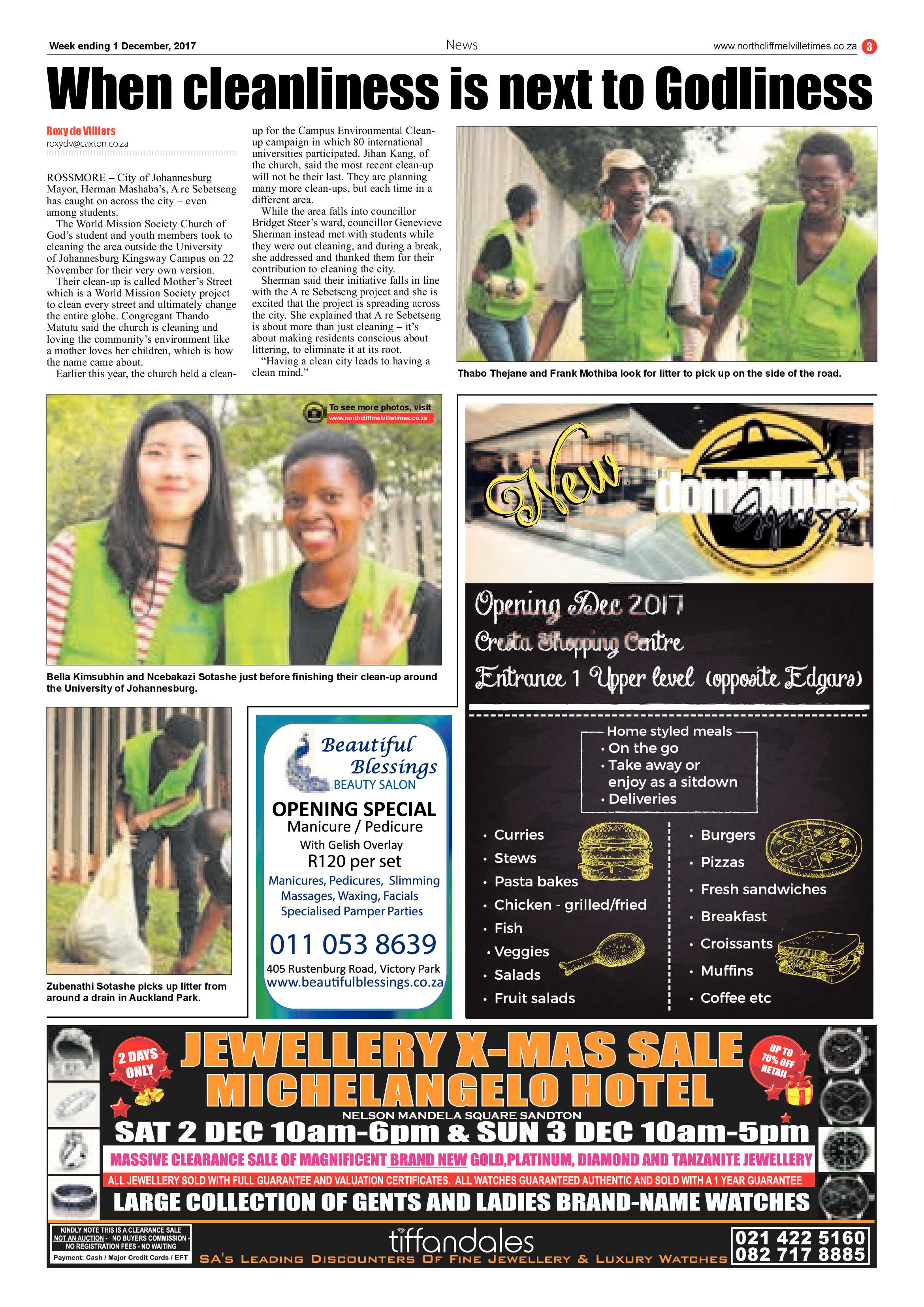 Northcliff Melville Times 1 December page 3