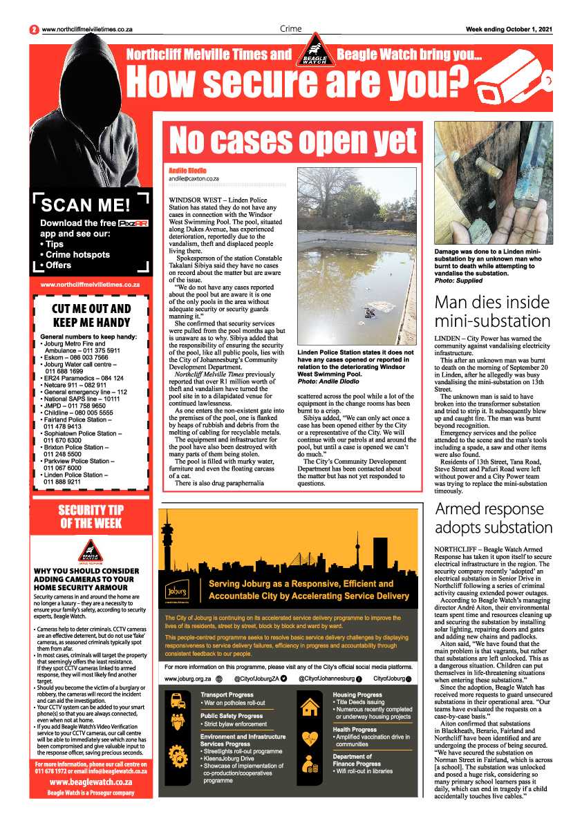 Northcliff Melville Times 1 October 2021 page 2
