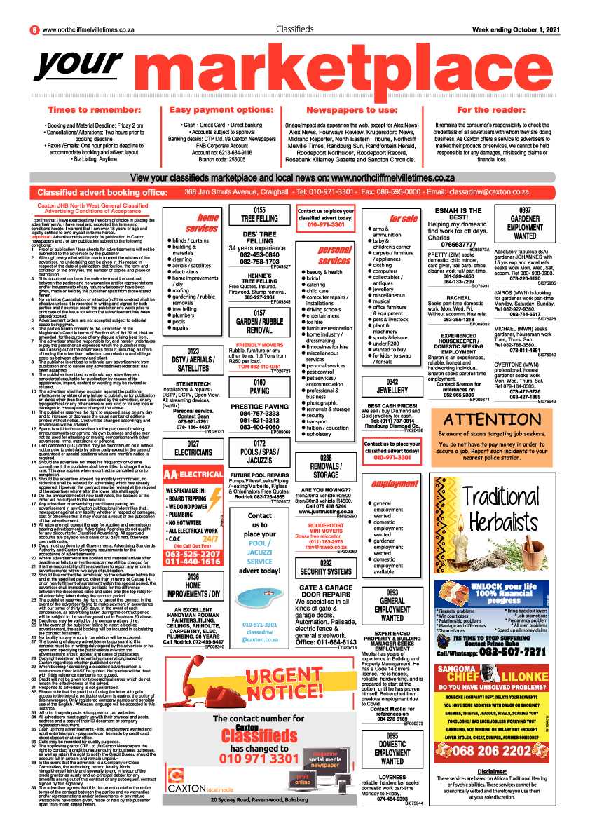 Northcliff Melville Times 1 October 2021 page 6