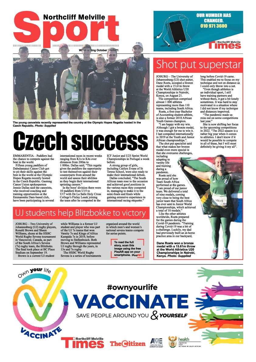 Northcliff Melville Times 1 October 2021 page 8