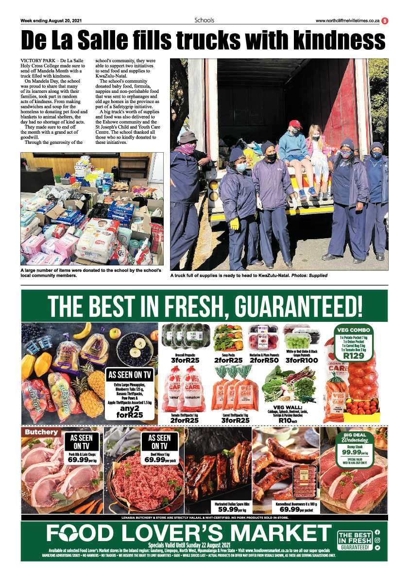 Northcliff Melville Times  20 August 2021 page 5