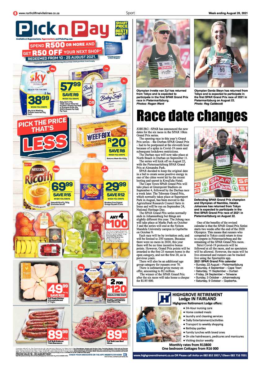 Northcliff Melville Times  20 August 2021 page 6
