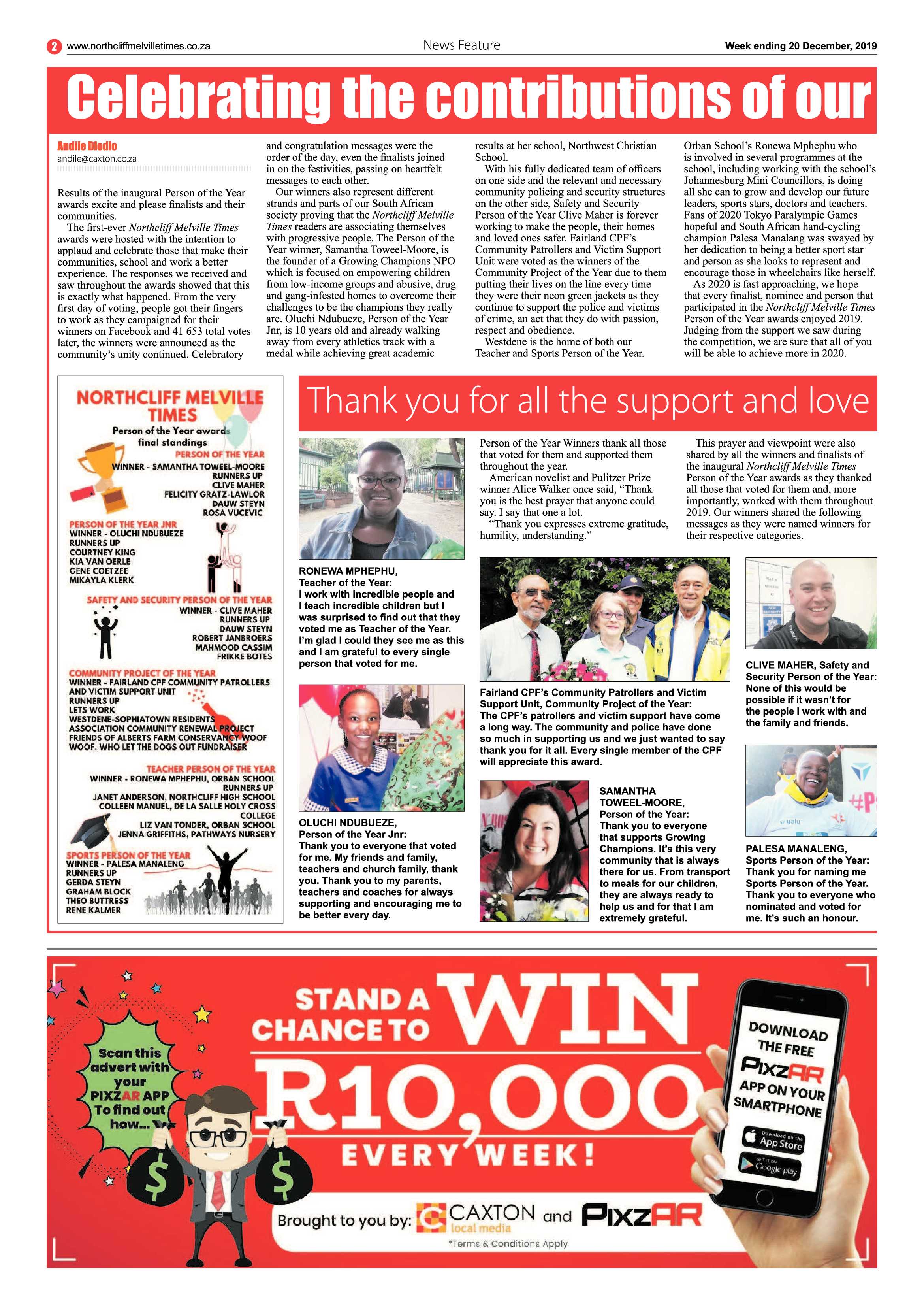 Northcliff Melville Times 20 December 2019 page 2