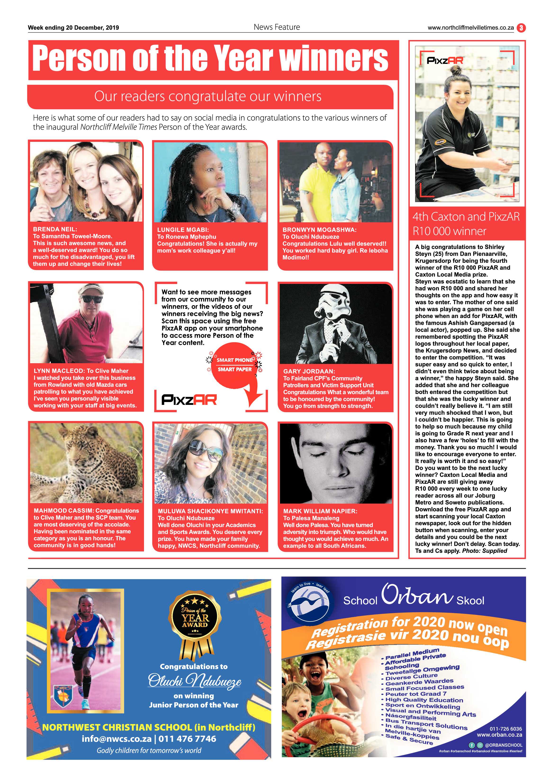 Northcliff Melville Times 20 December 2019 page 3
