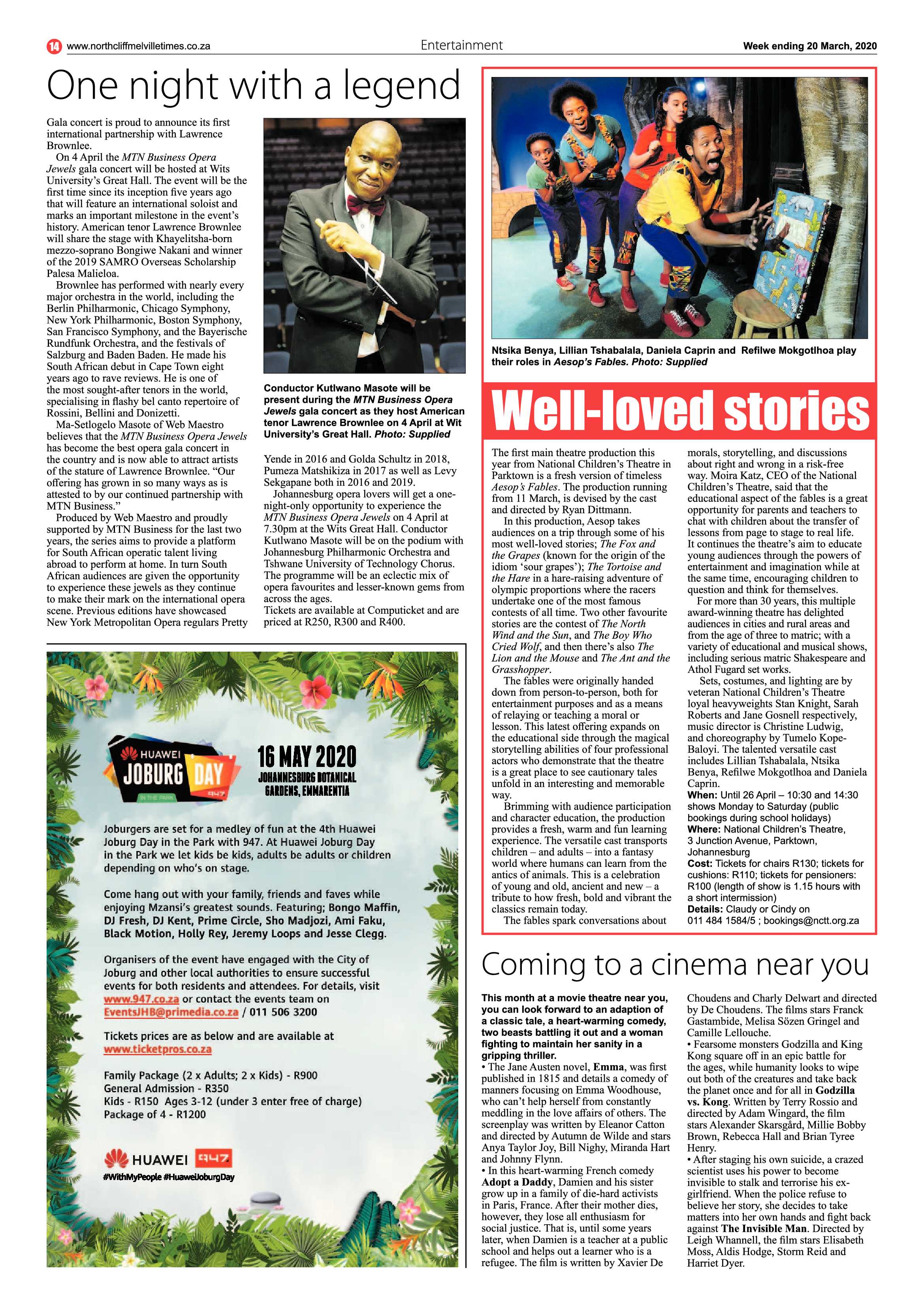 Northcliff Melville Times 20 March 2020 page 14