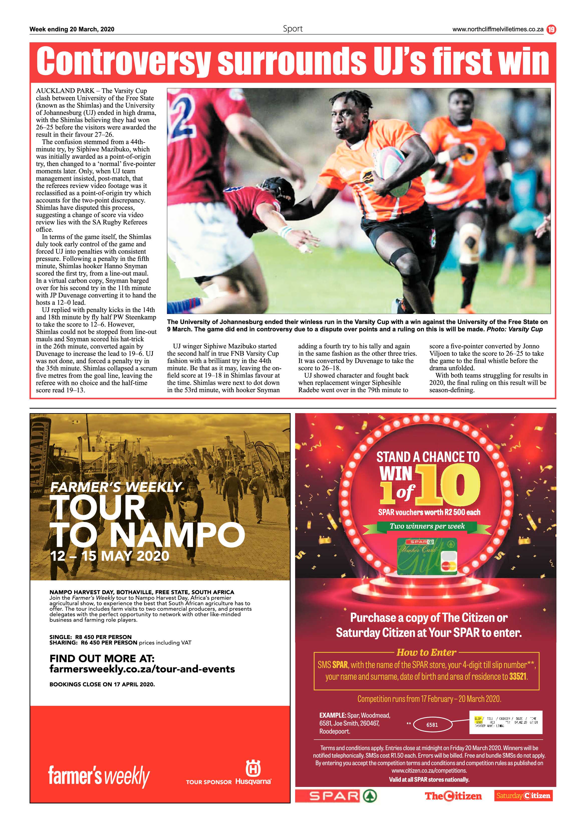 Northcliff Melville Times 20 March 2020 page 19