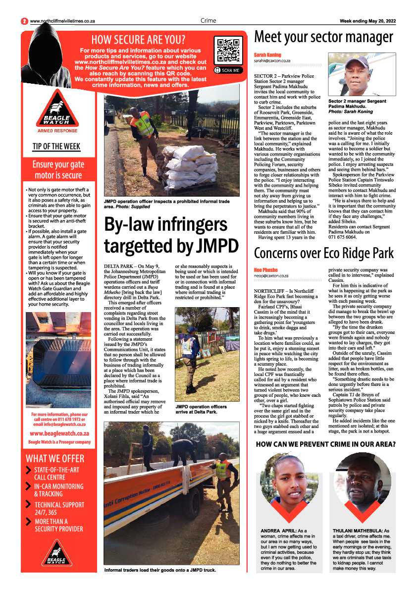 Northcliff Melville Times 20 May 2022 page 2