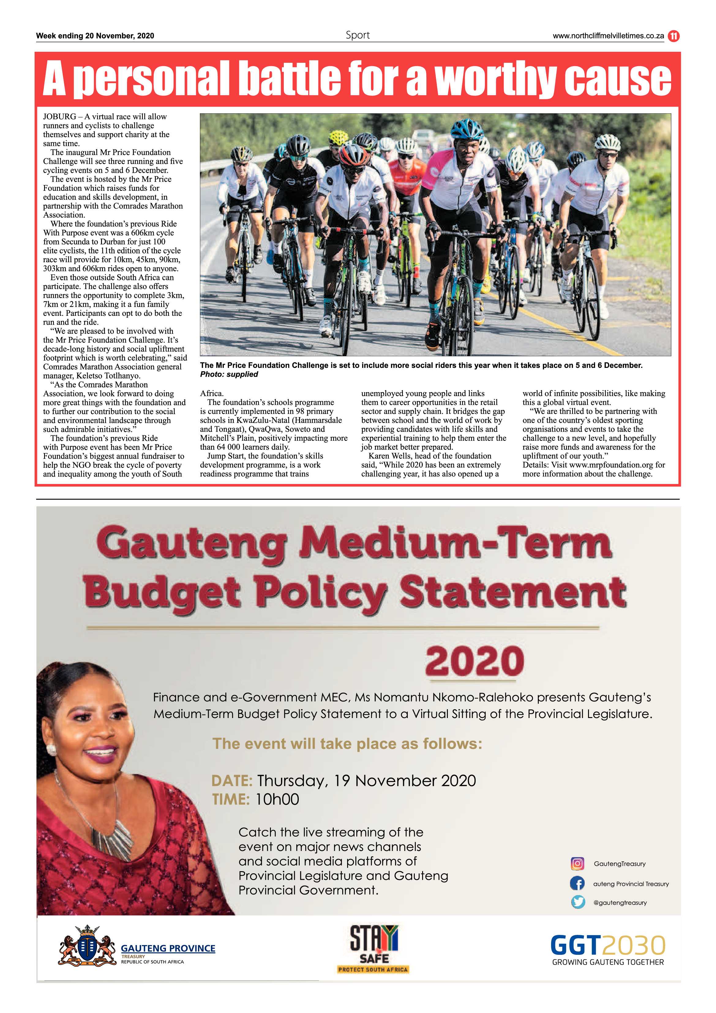 Northcliff Melville Times 20 November 2020 page 11