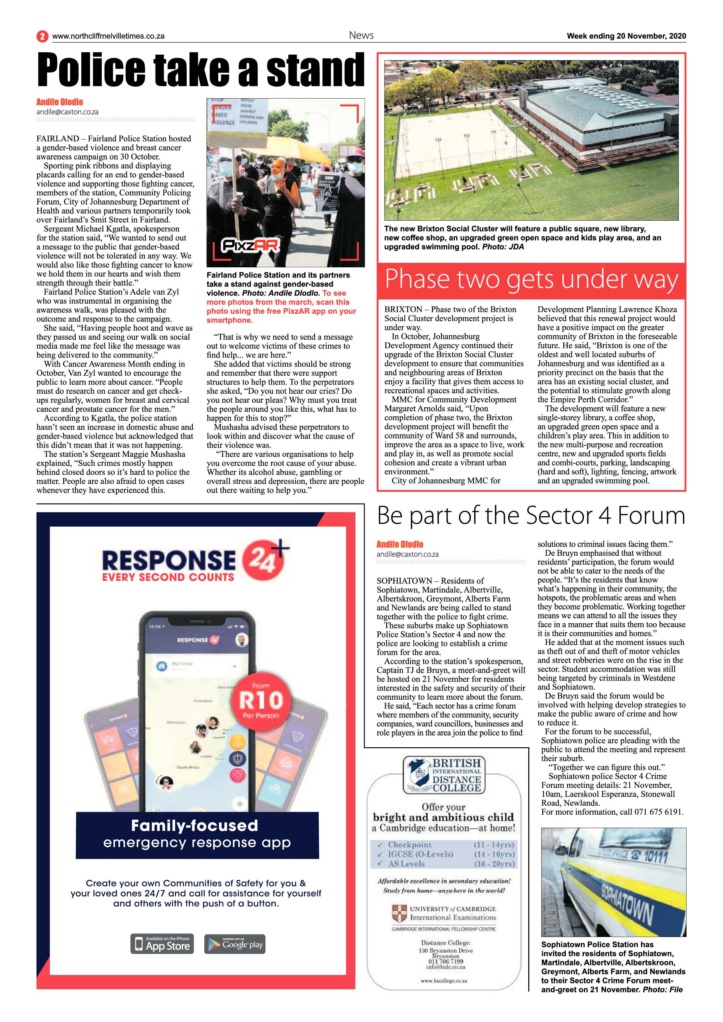 Northcliff Melville Times 20 November 2020 page 2