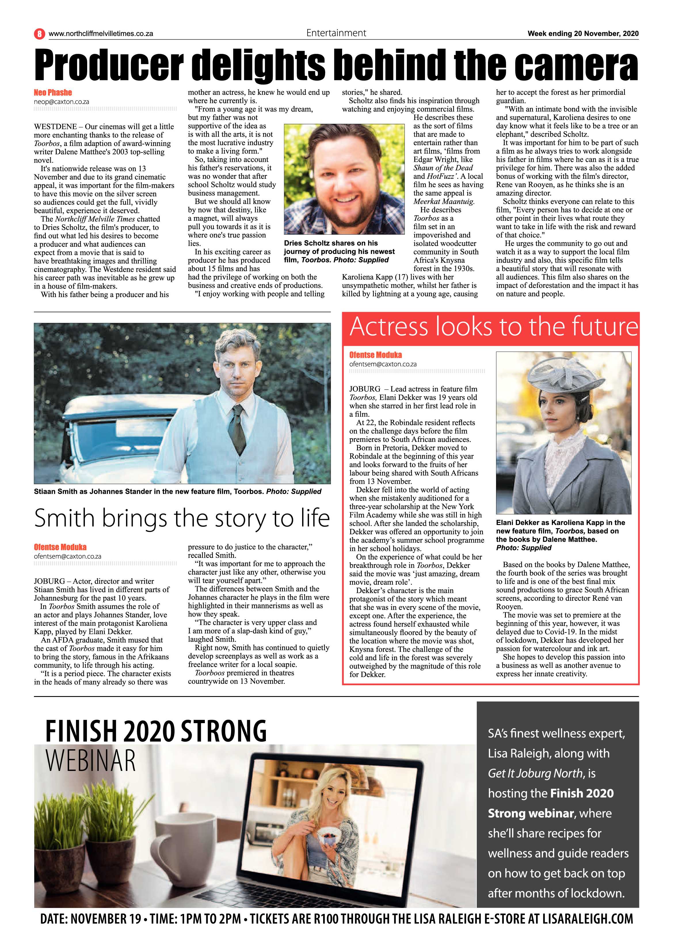 Northcliff Melville Times 20 November 2020 page 8
