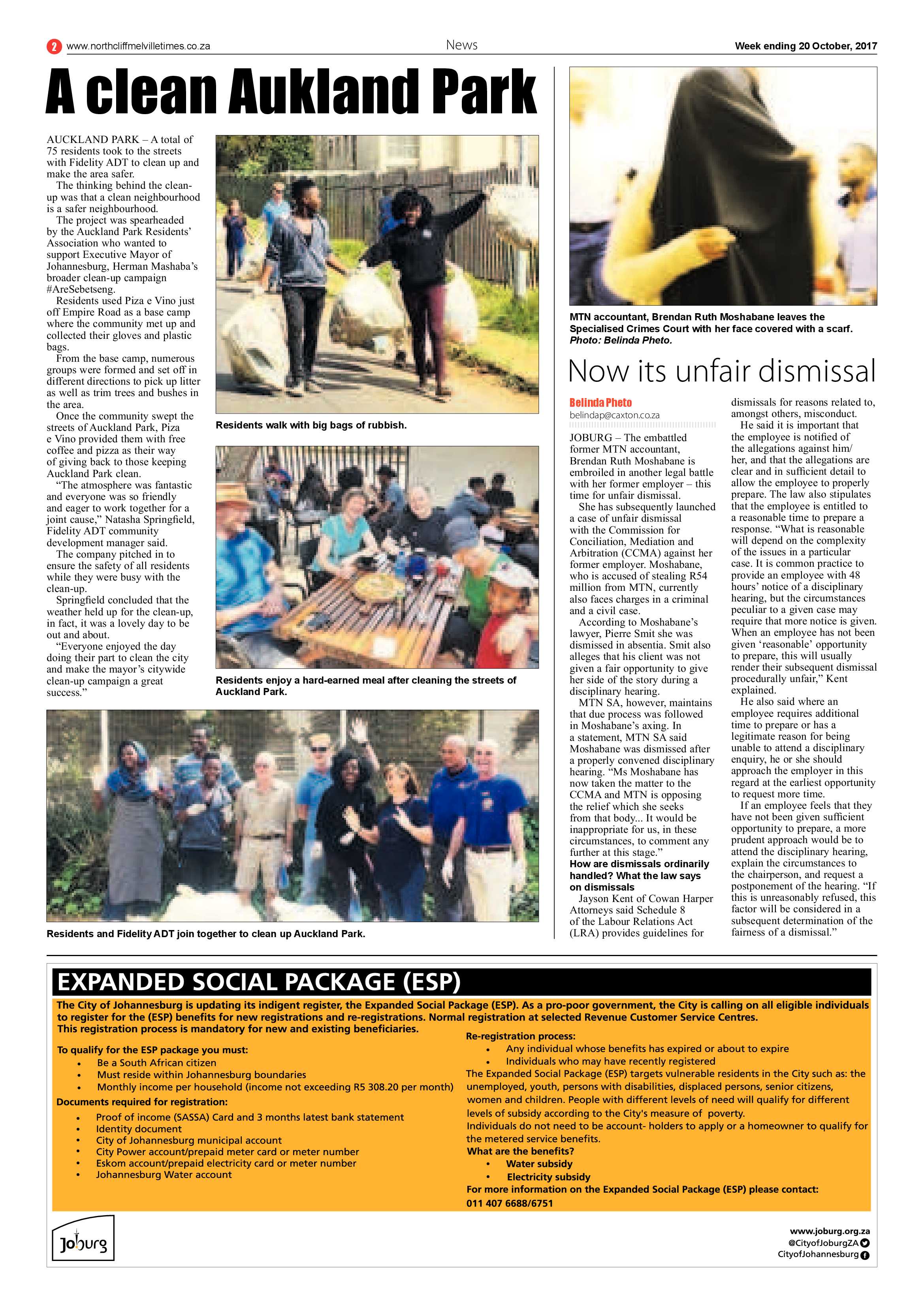 Northcliff Melville Times 20 October 2017 page 2