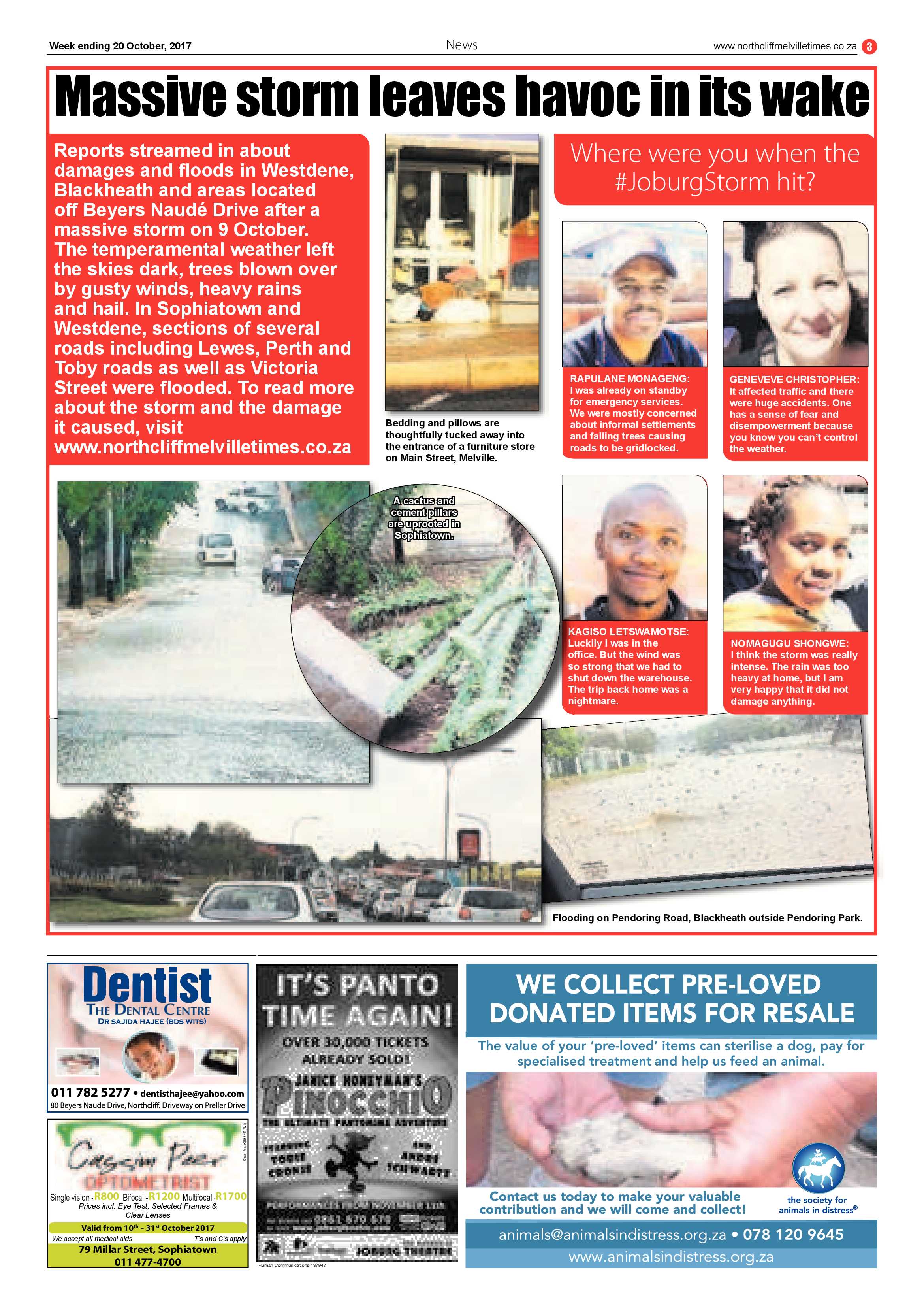 Northcliff Melville Times 20 October 2017 page 3