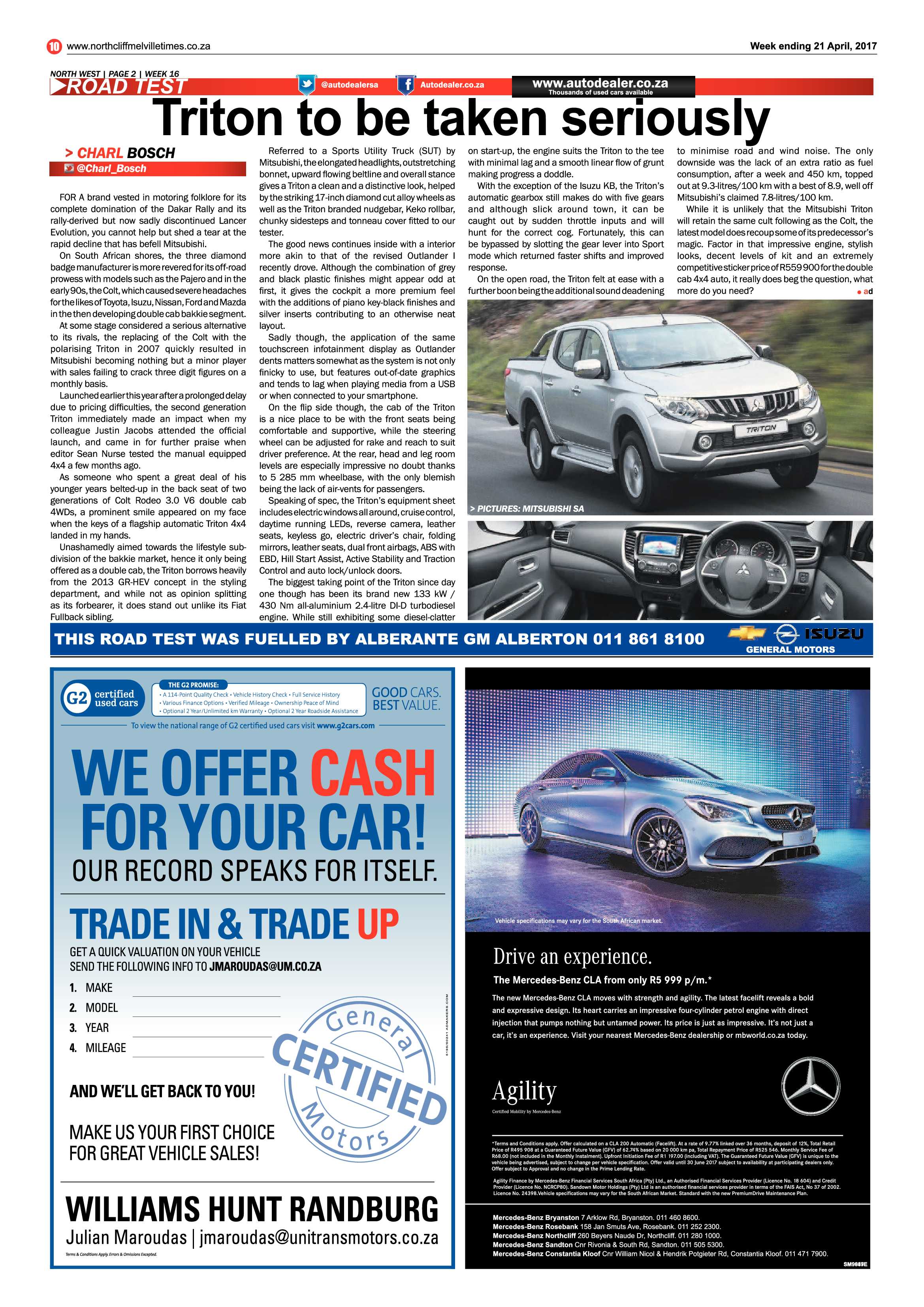 Northcliff Melville Times 21 April 2017 page 10