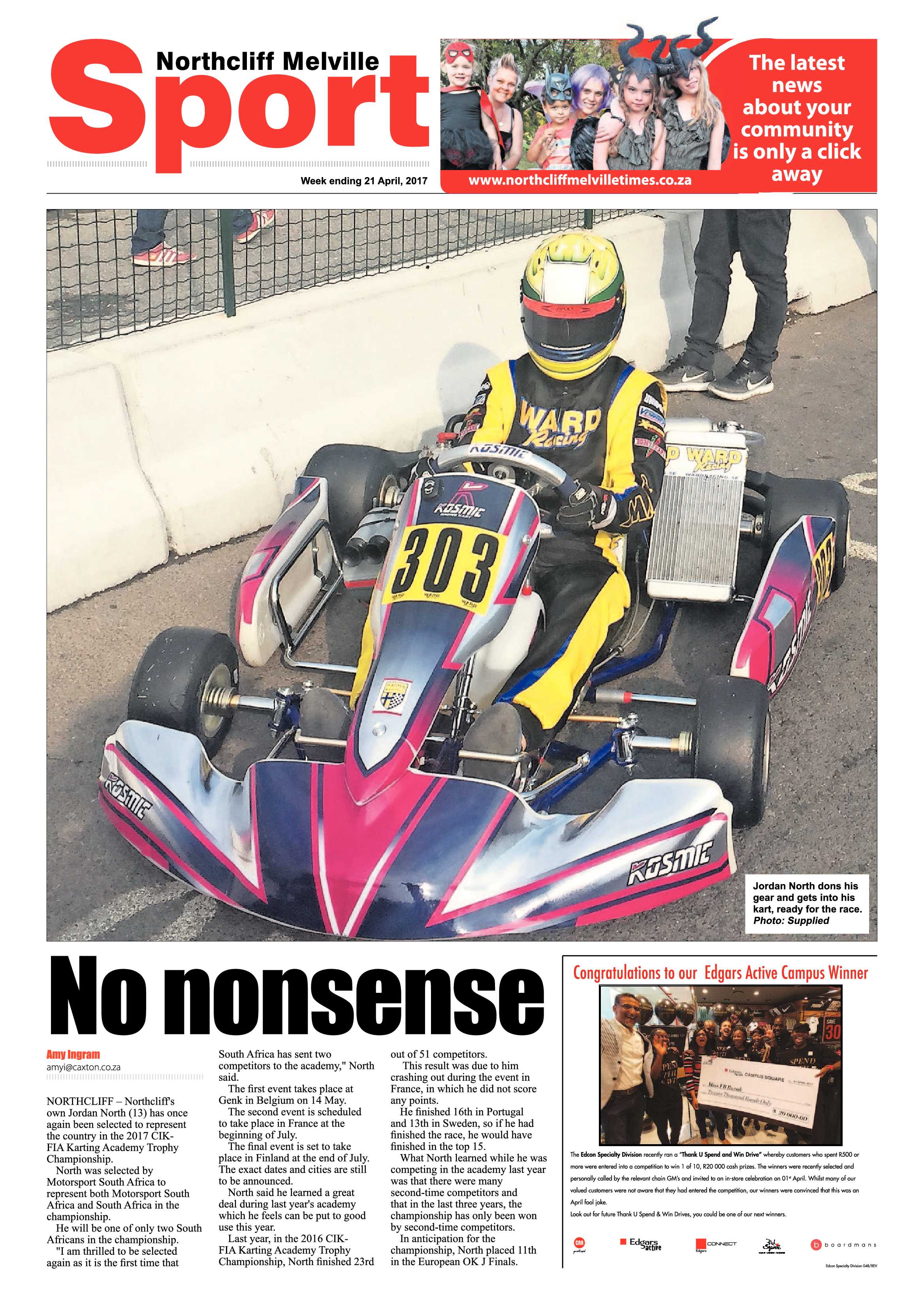 Northcliff Melville Times 21 April 2017 page 20