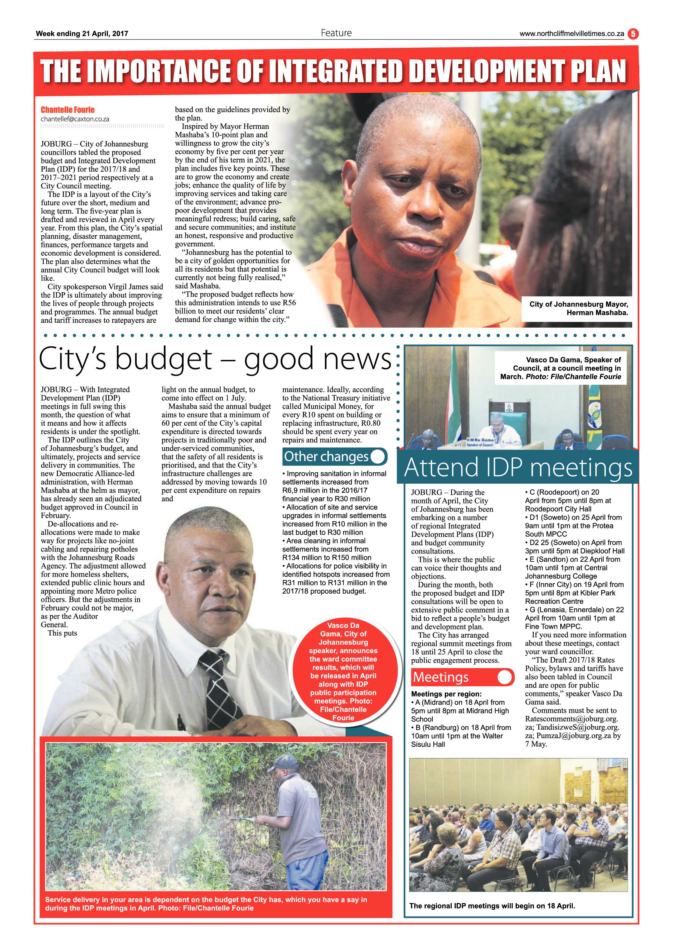 Northcliff Melville Times 21 April 2017 page 5