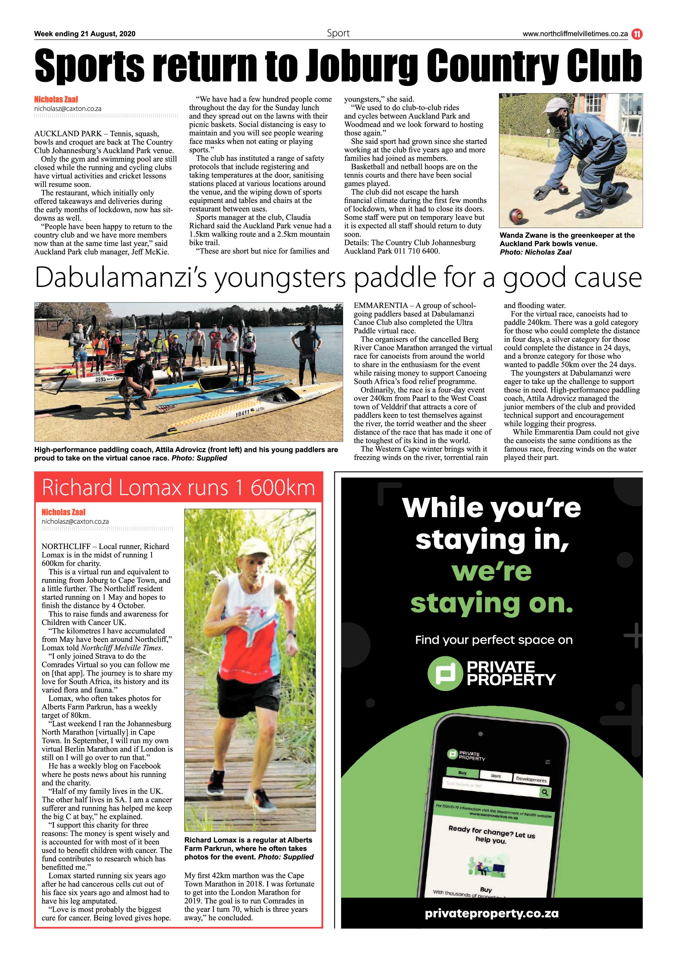 Northcliff Melville Times 21 August 2020 page 11