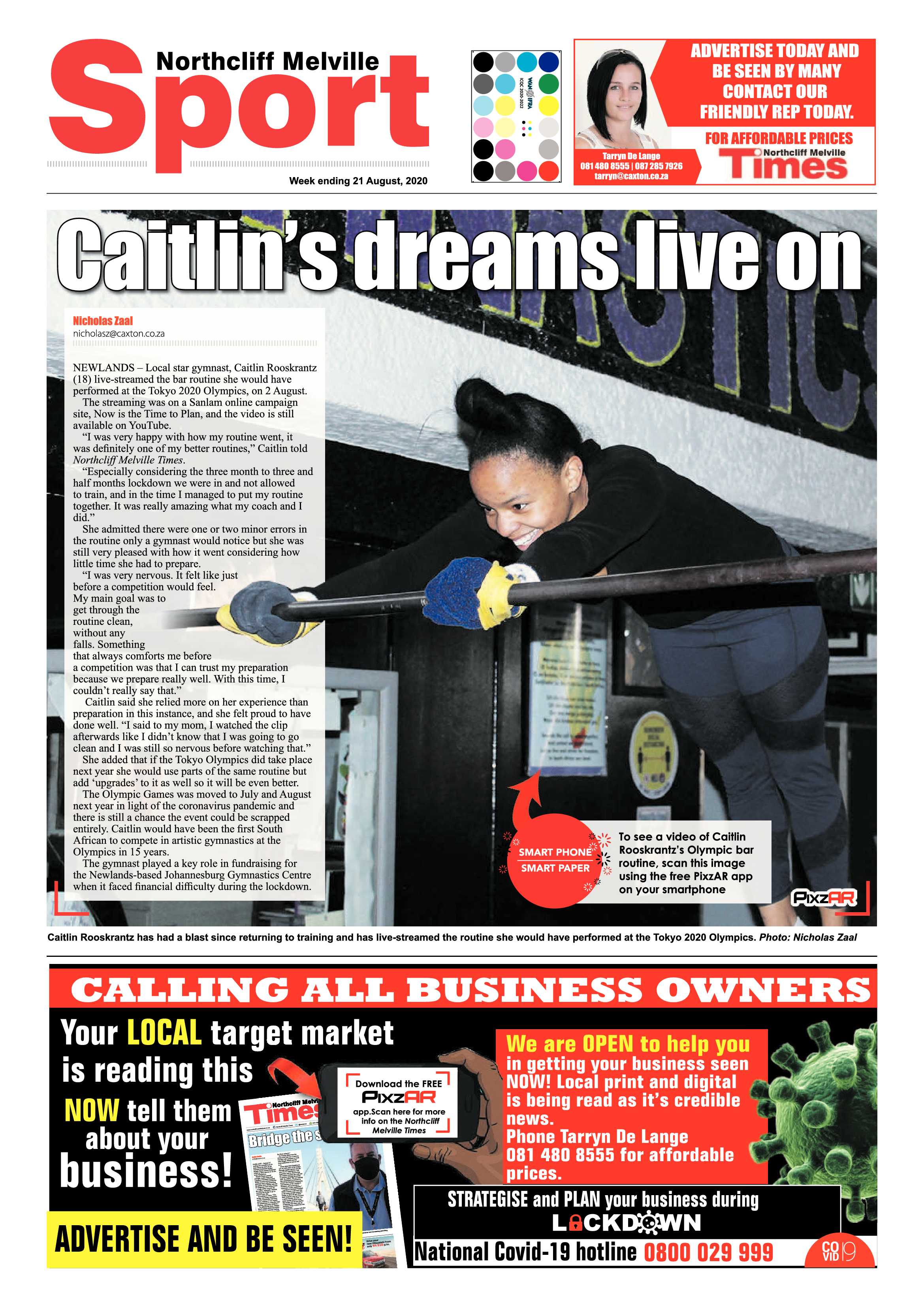 Northcliff Melville Times 21 August 2020 page 12