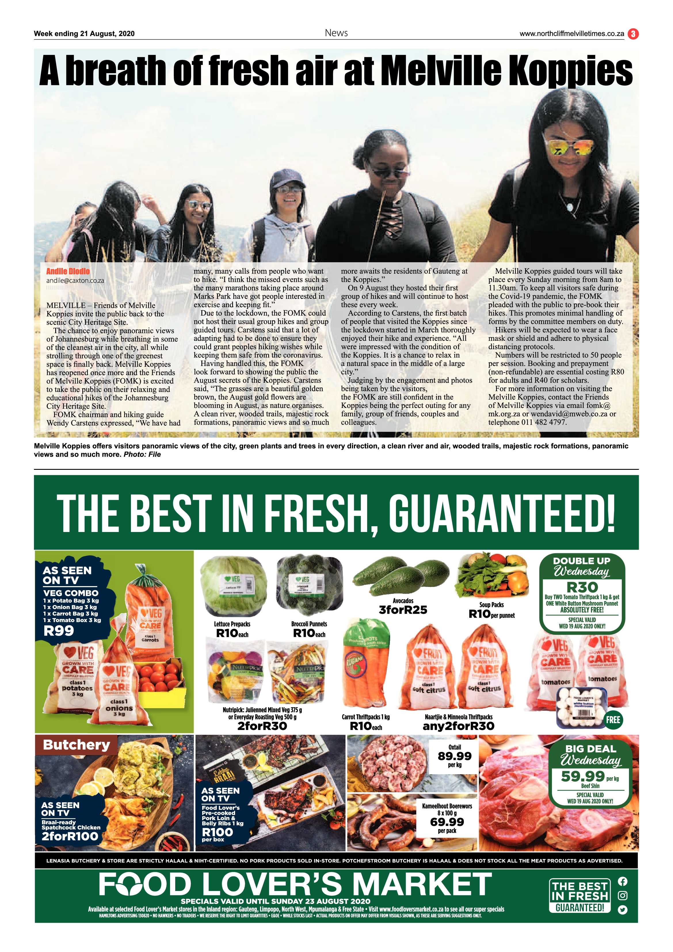 Northcliff Melville Times 21 August 2020 page 3