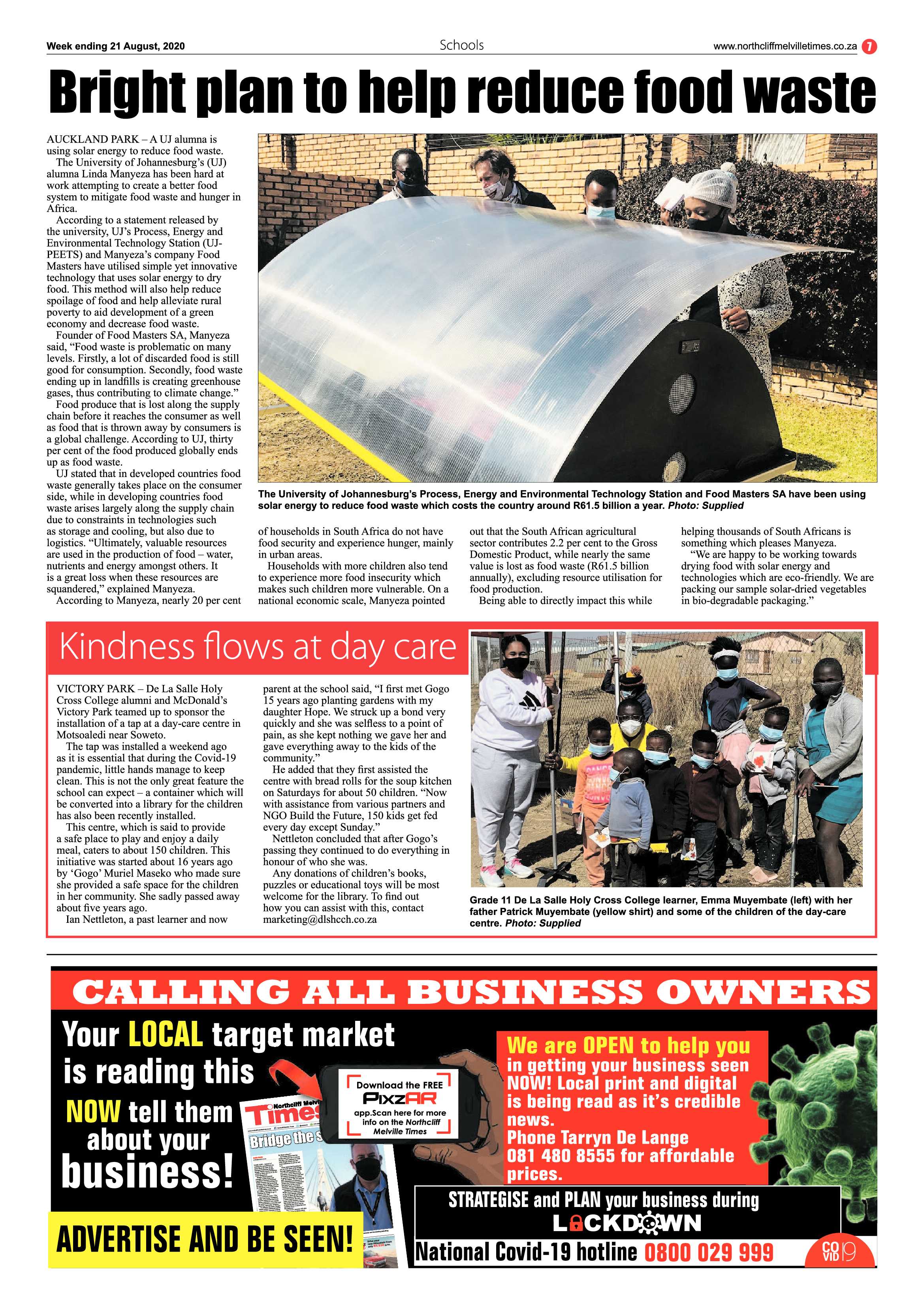 Northcliff Melville Times 21 August 2020 page 7