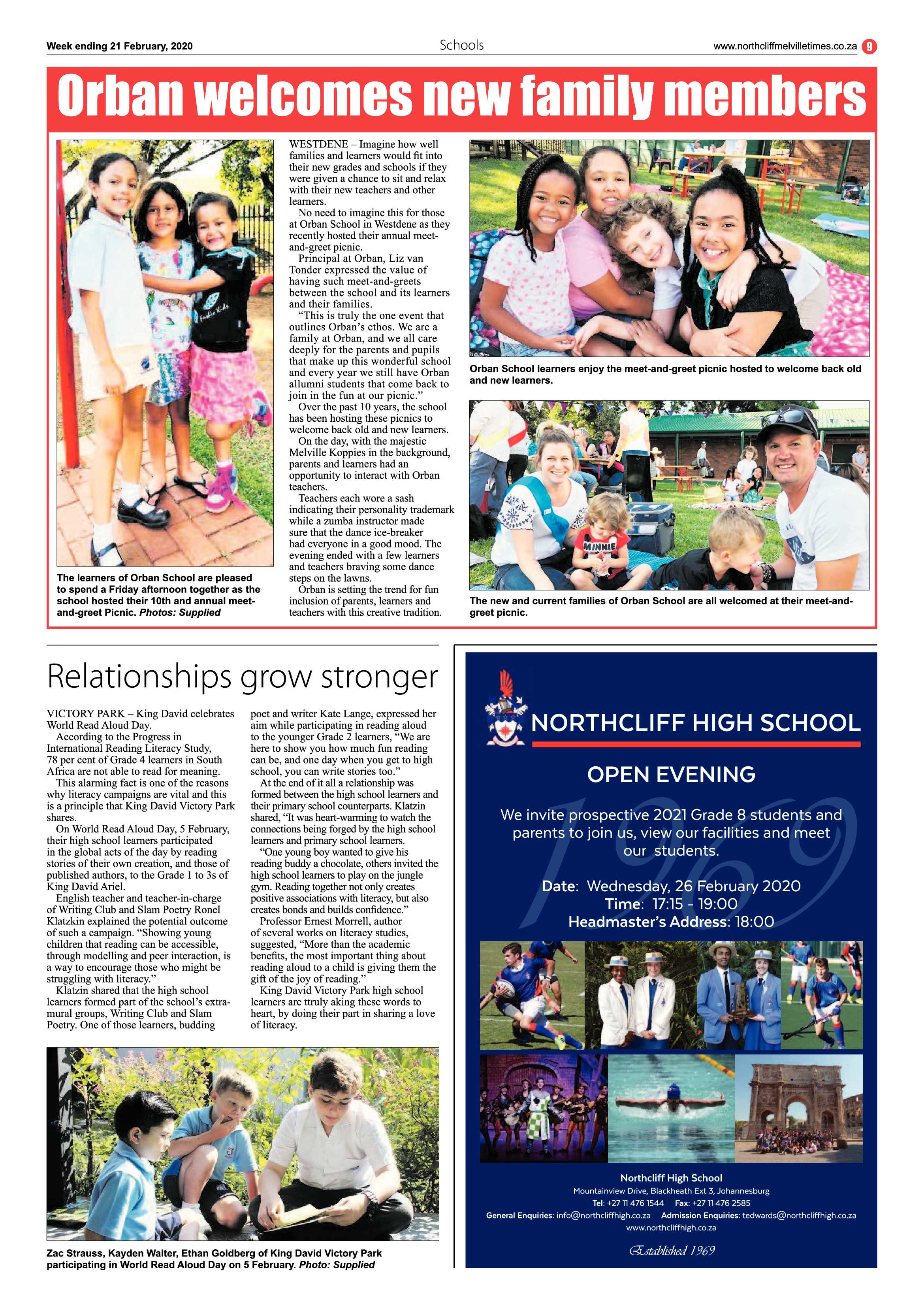 Northcliff Melville Times 21 February 2020 page 9