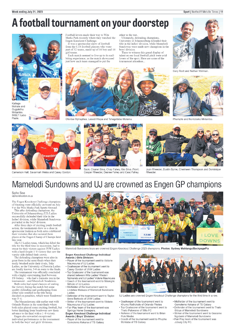 Northcliff Melville Times 21 July 2023 page 11