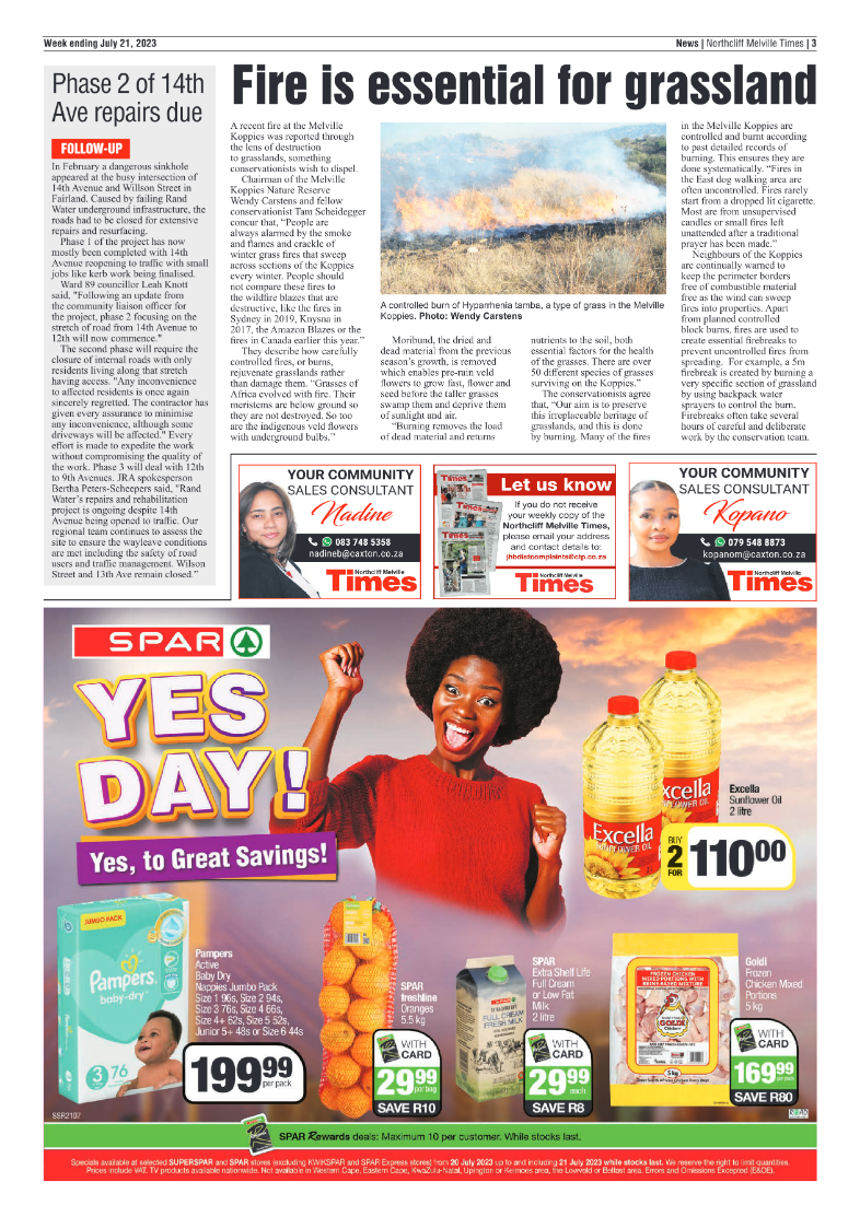 Northcliff Melville Times 21 July 2023 page 3