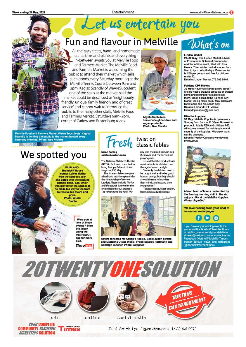 Northcliff Melville Times 21 May 2021 page 5