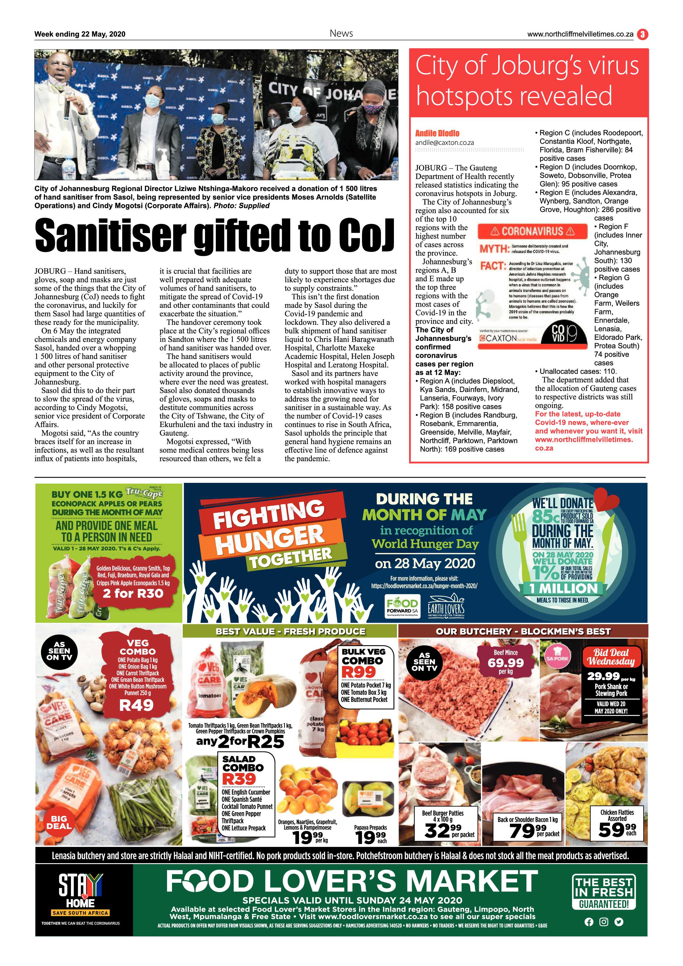 Northcliff Melville Times 22 May 2020 page 3