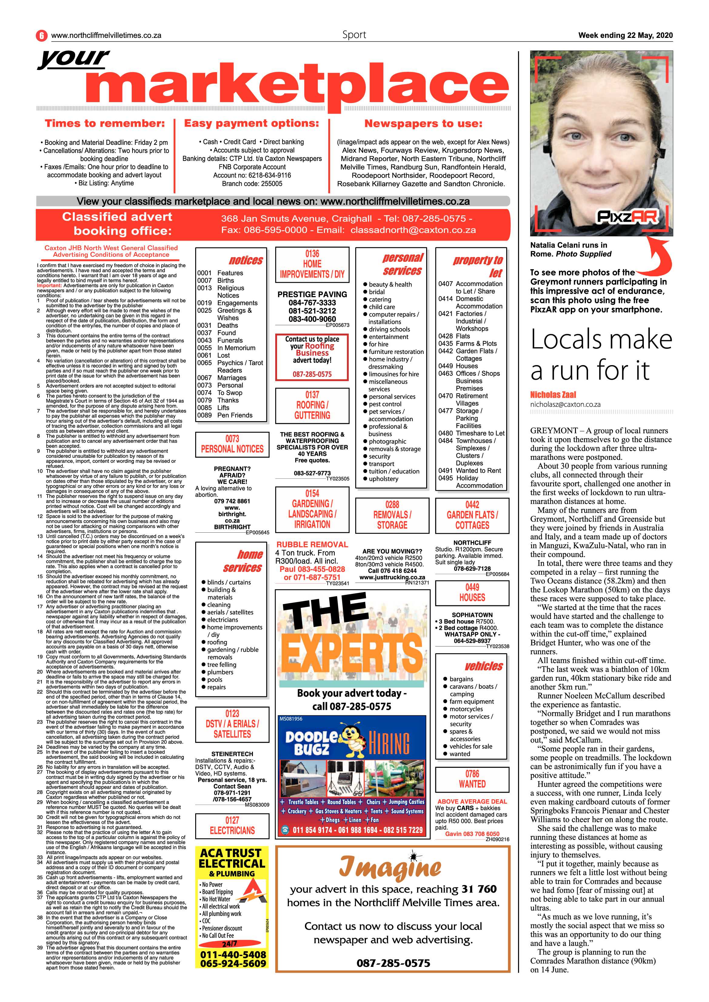 Northcliff Melville Times 22 May 2020 page 6