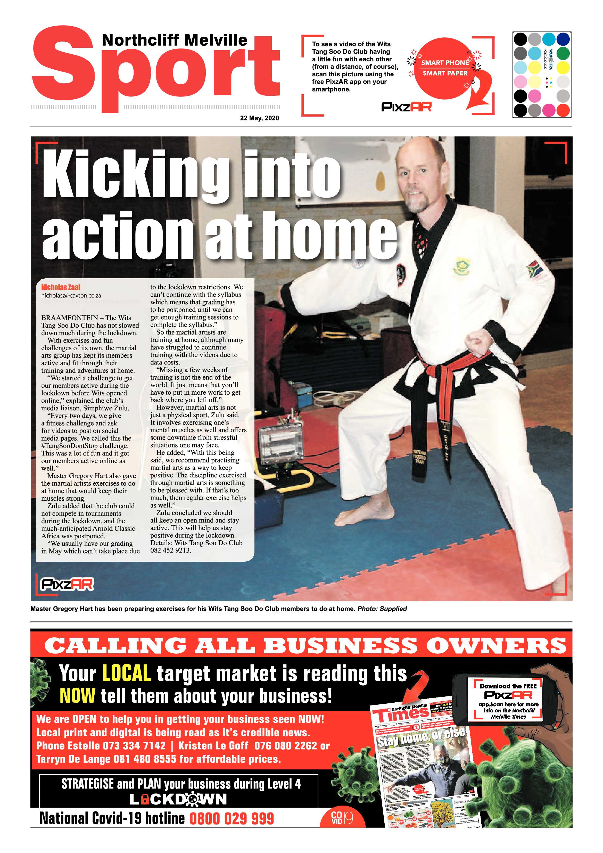 Northcliff Melville Times 22 May 2020 page 8