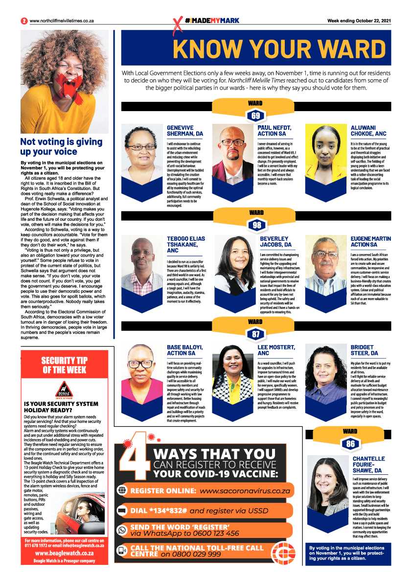Northcliff Melville Times 22 October 2021 page 2