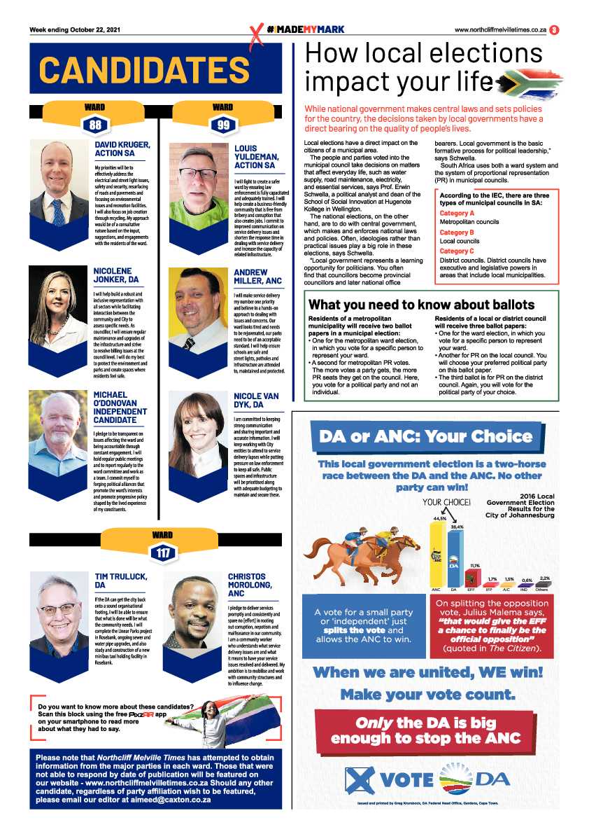Northcliff Melville Times 22 October 2021 page 3