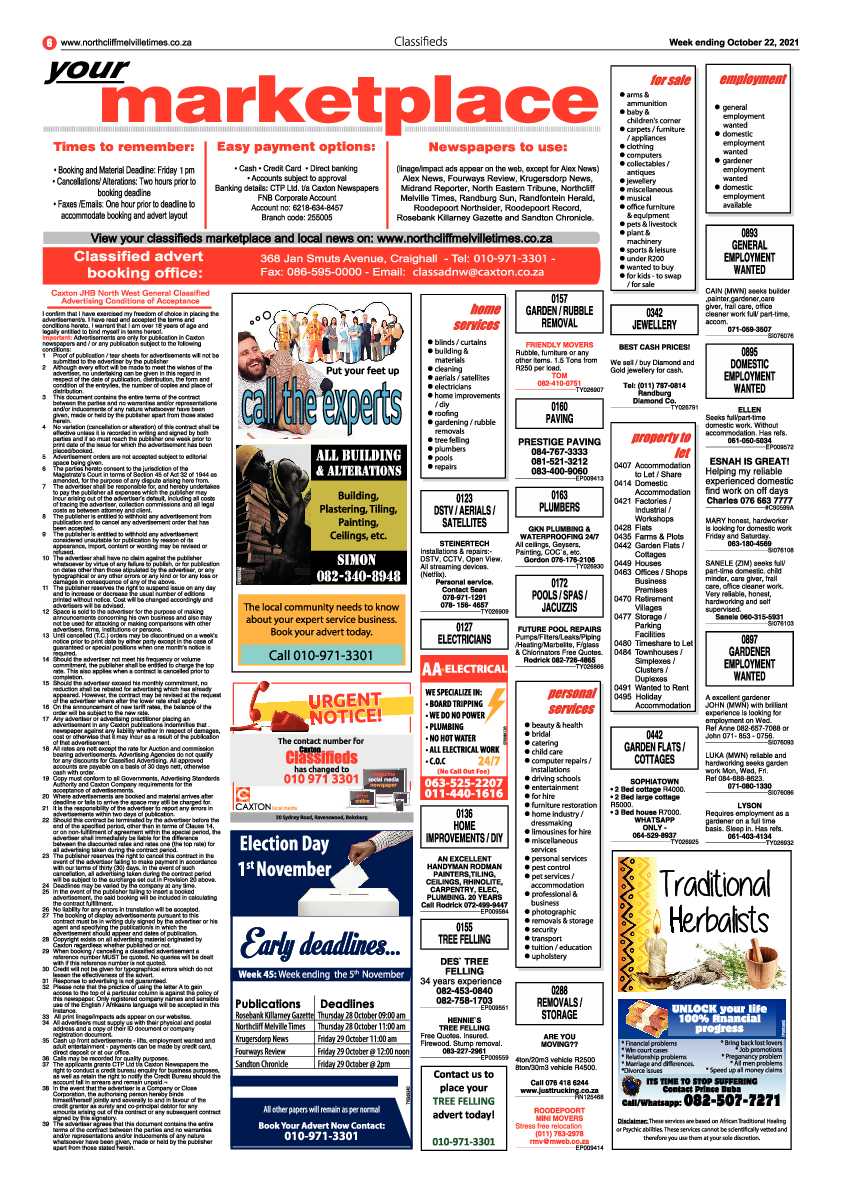 Northcliff Melville Times 22 October 2021 page 6