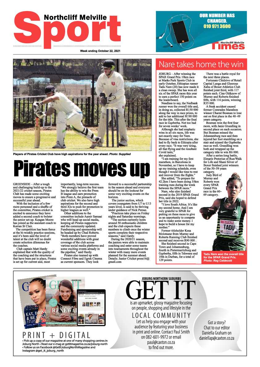 Northcliff Melville Times 22 October 2021 page 8