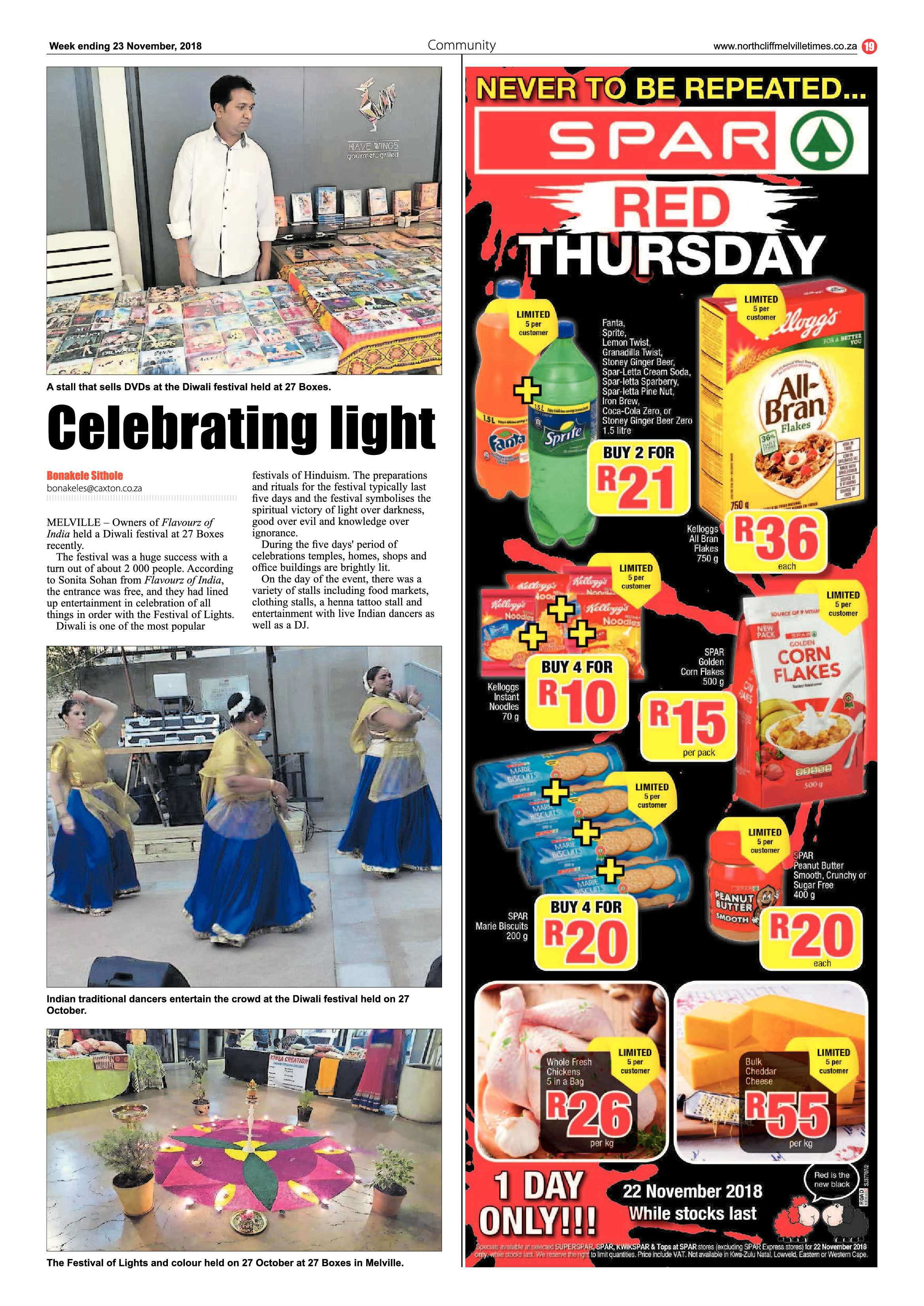 Northcliff Melville Times 23 November 2018 page 19
