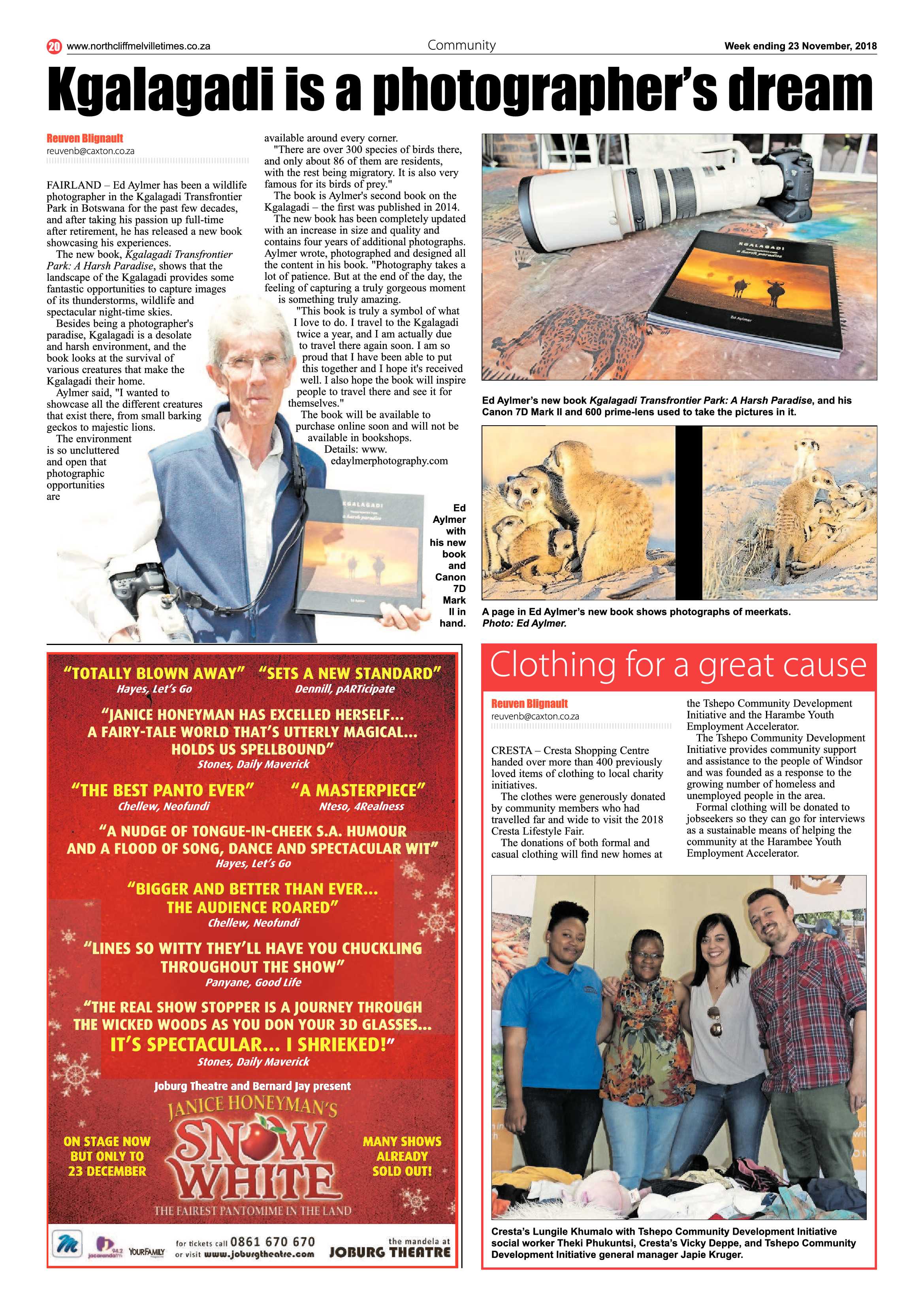 Northcliff Melville Times 23 November 2018 page 20