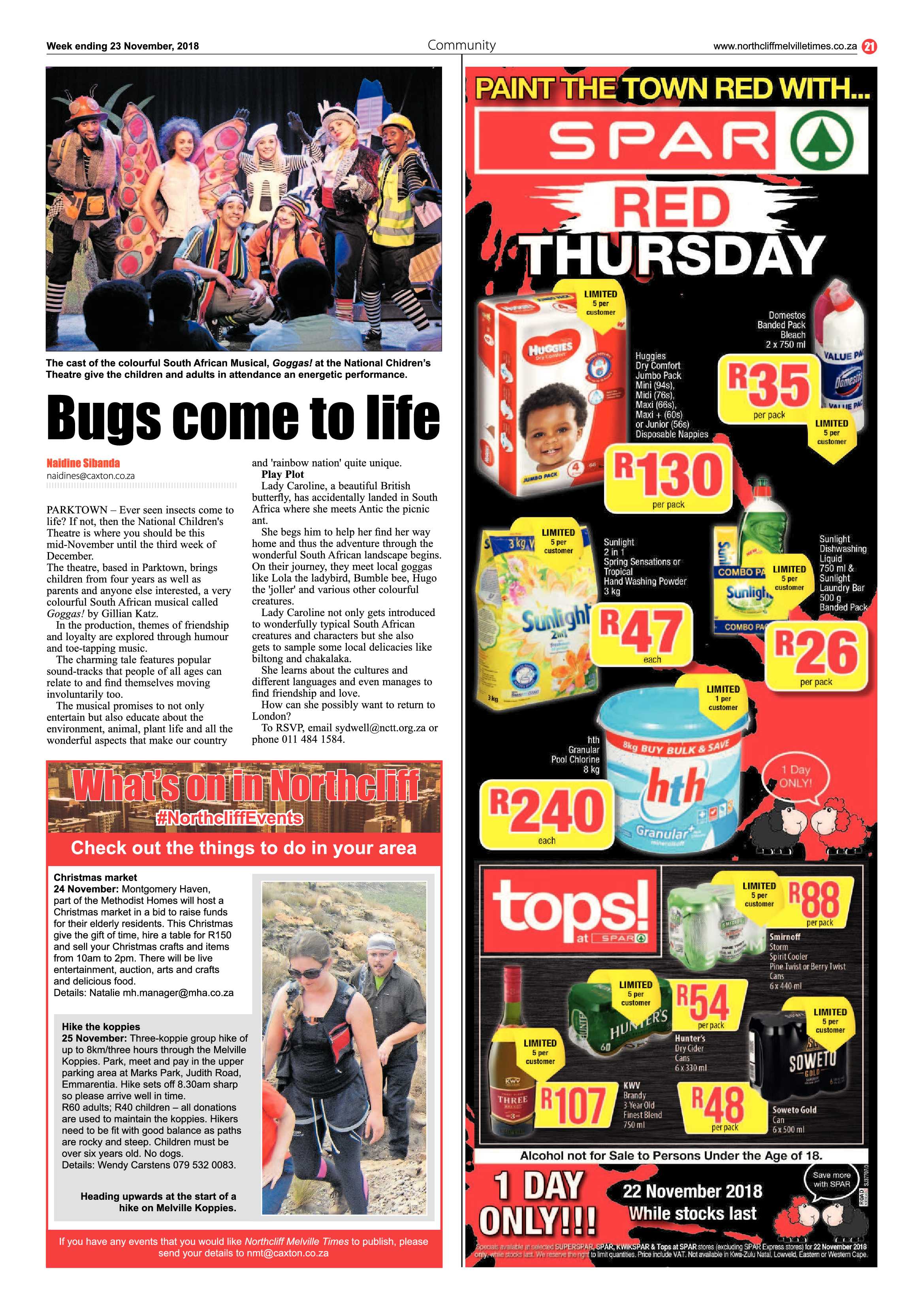 Northcliff Melville Times 23 November 2018 page 21