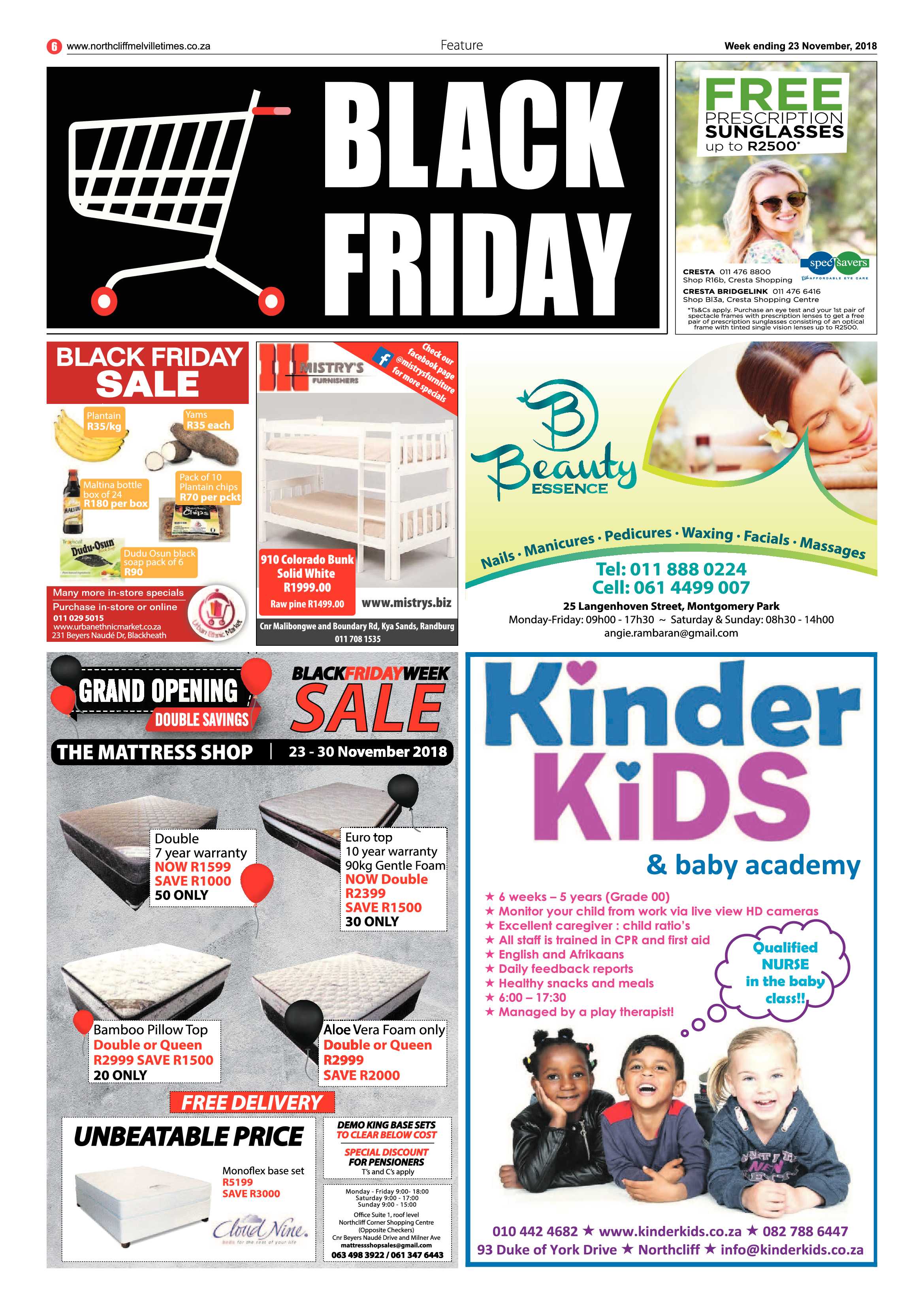 Northcliff Melville Times 23 November 2018 page 6