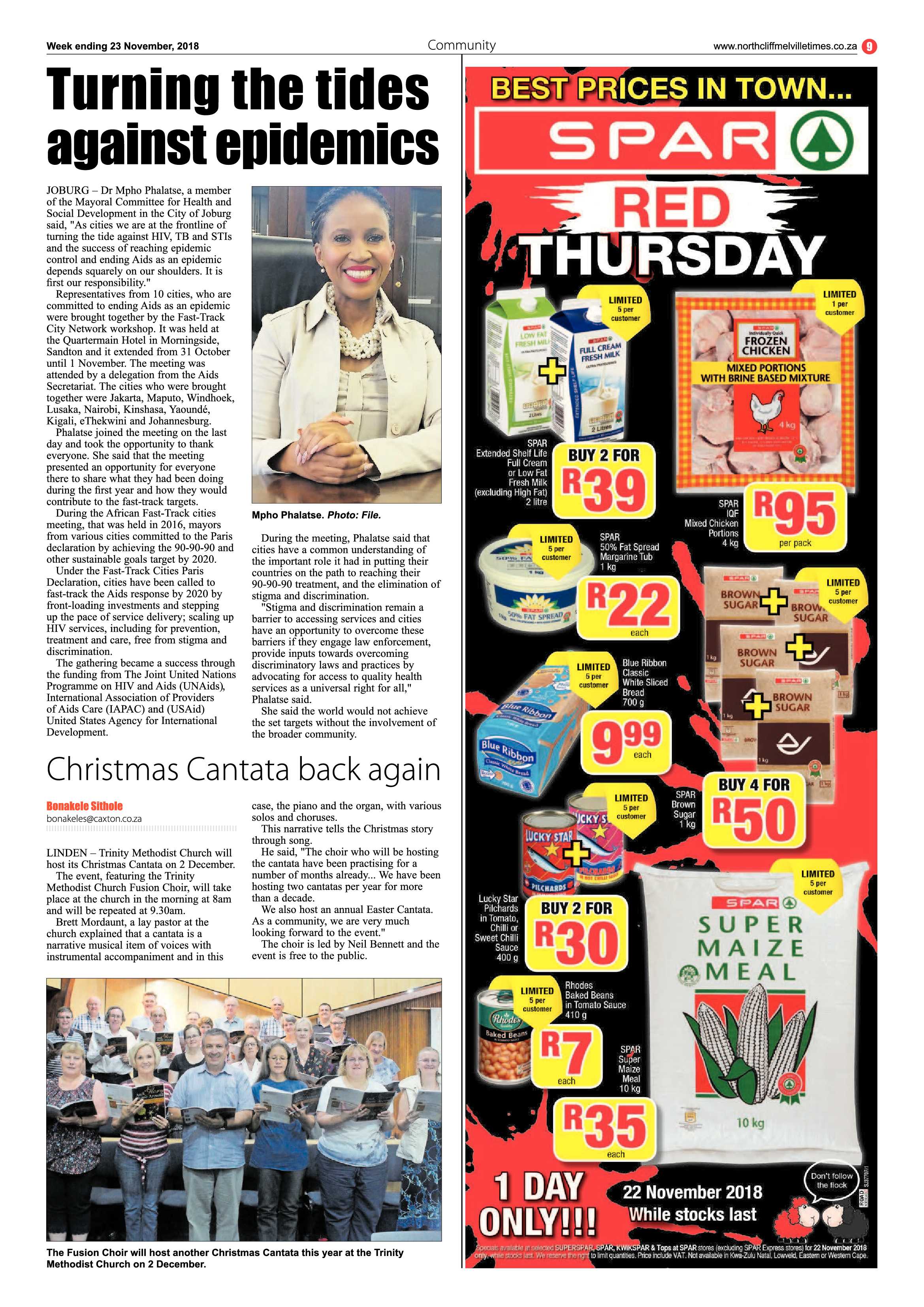 Northcliff Melville Times 23 November 2018 page 9