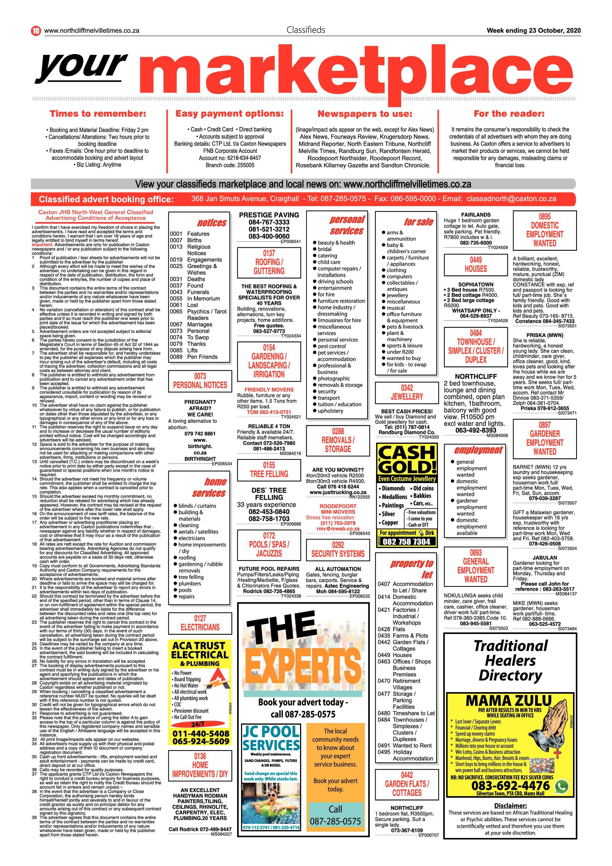 Northcliff Melville Times 23 October 2020 page 10