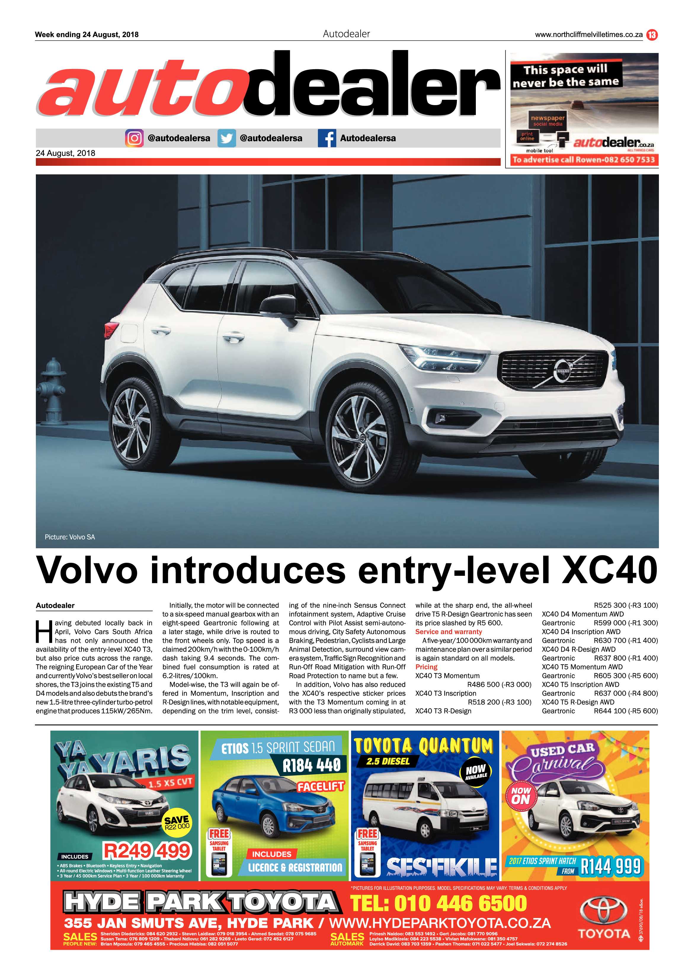 Northcliff Melville Times 24 August 2018 page 13