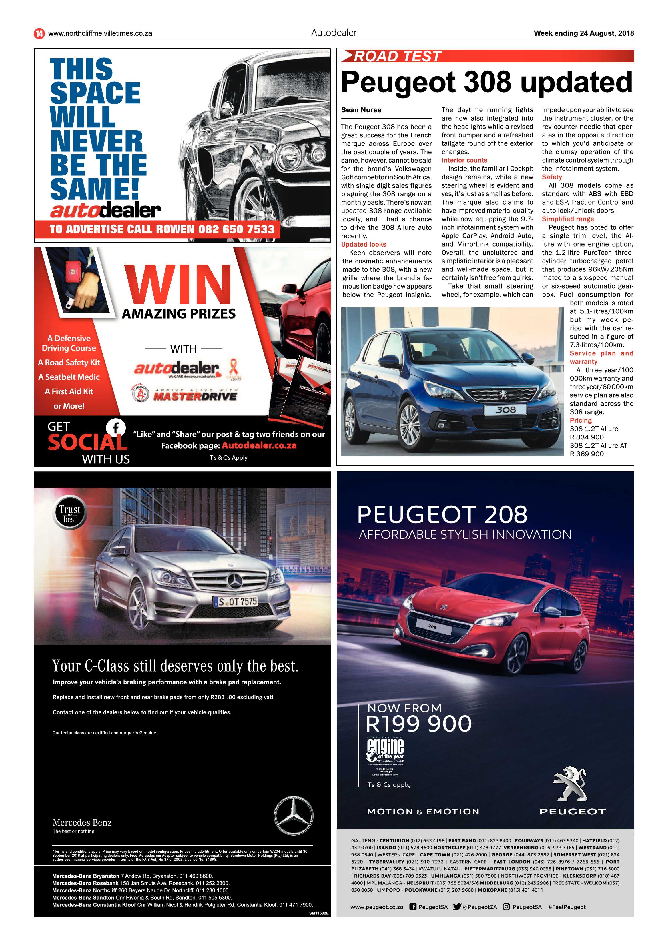 Northcliff Melville Times 24 August 2018 page 14