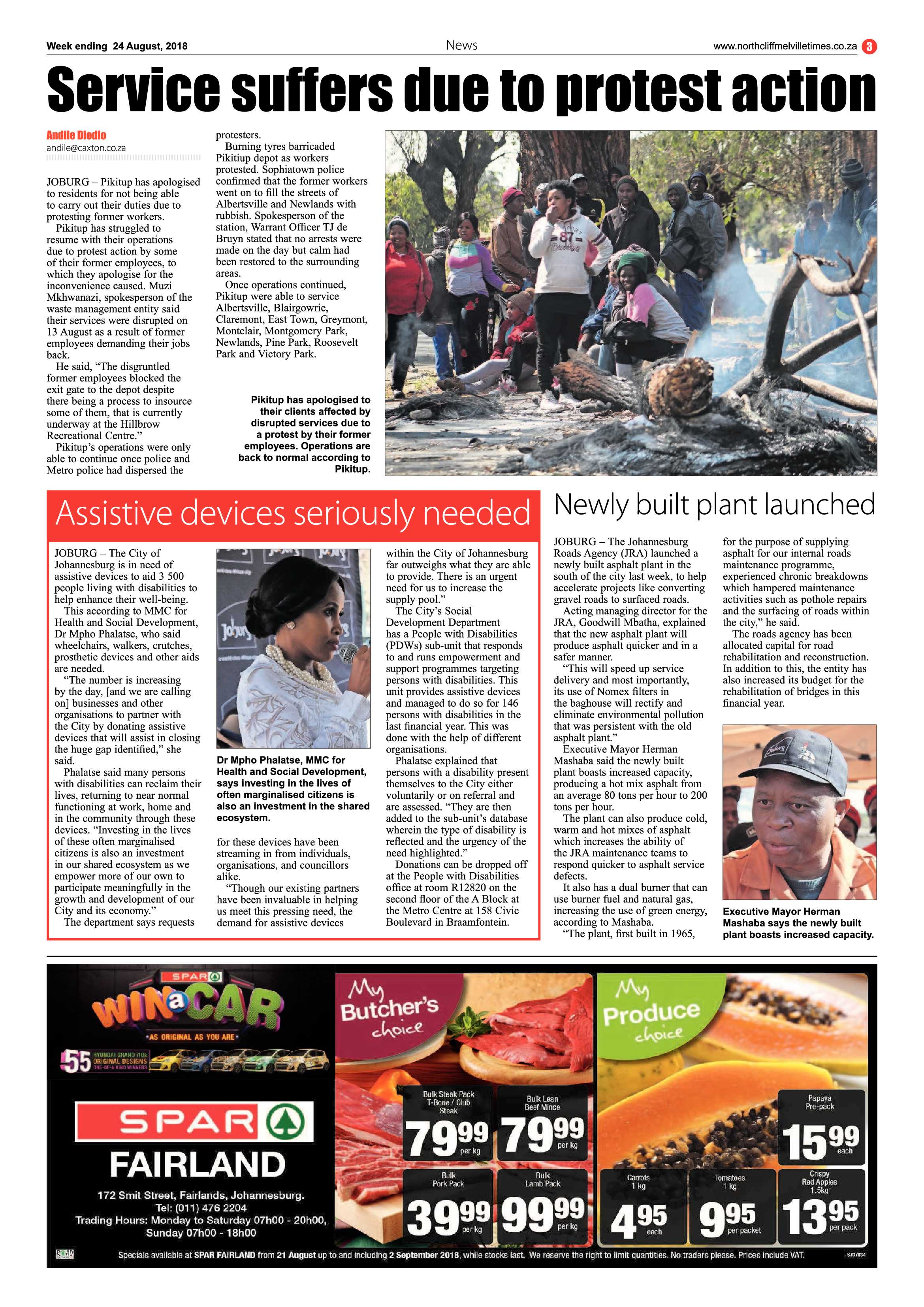 Northcliff Melville Times 24 August 2018 page 3