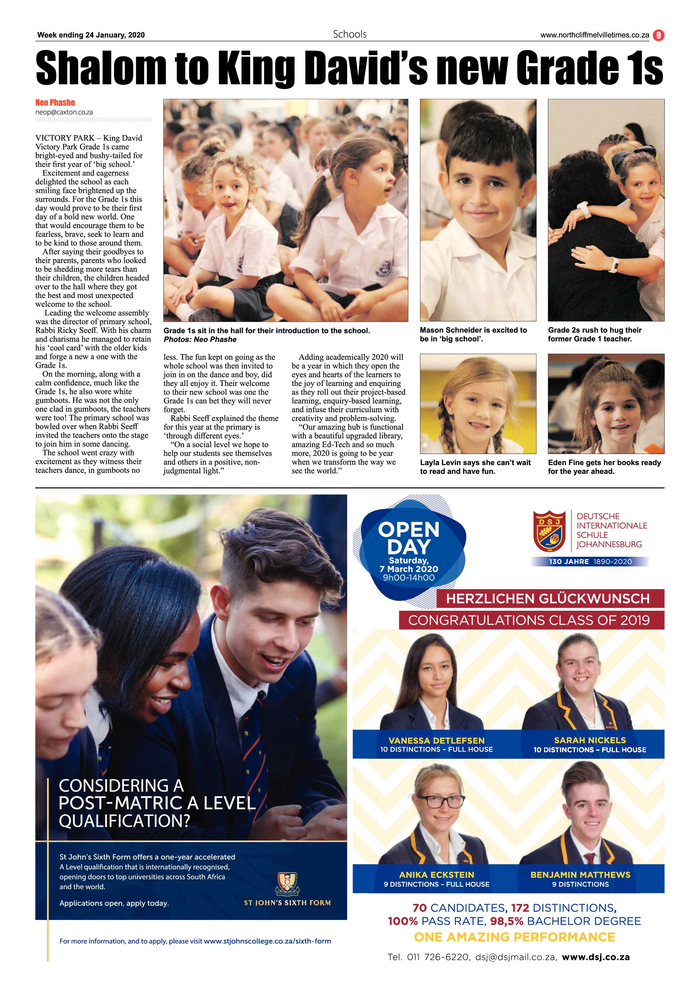 Northcliff Melville Times 24 January 2020 page 9